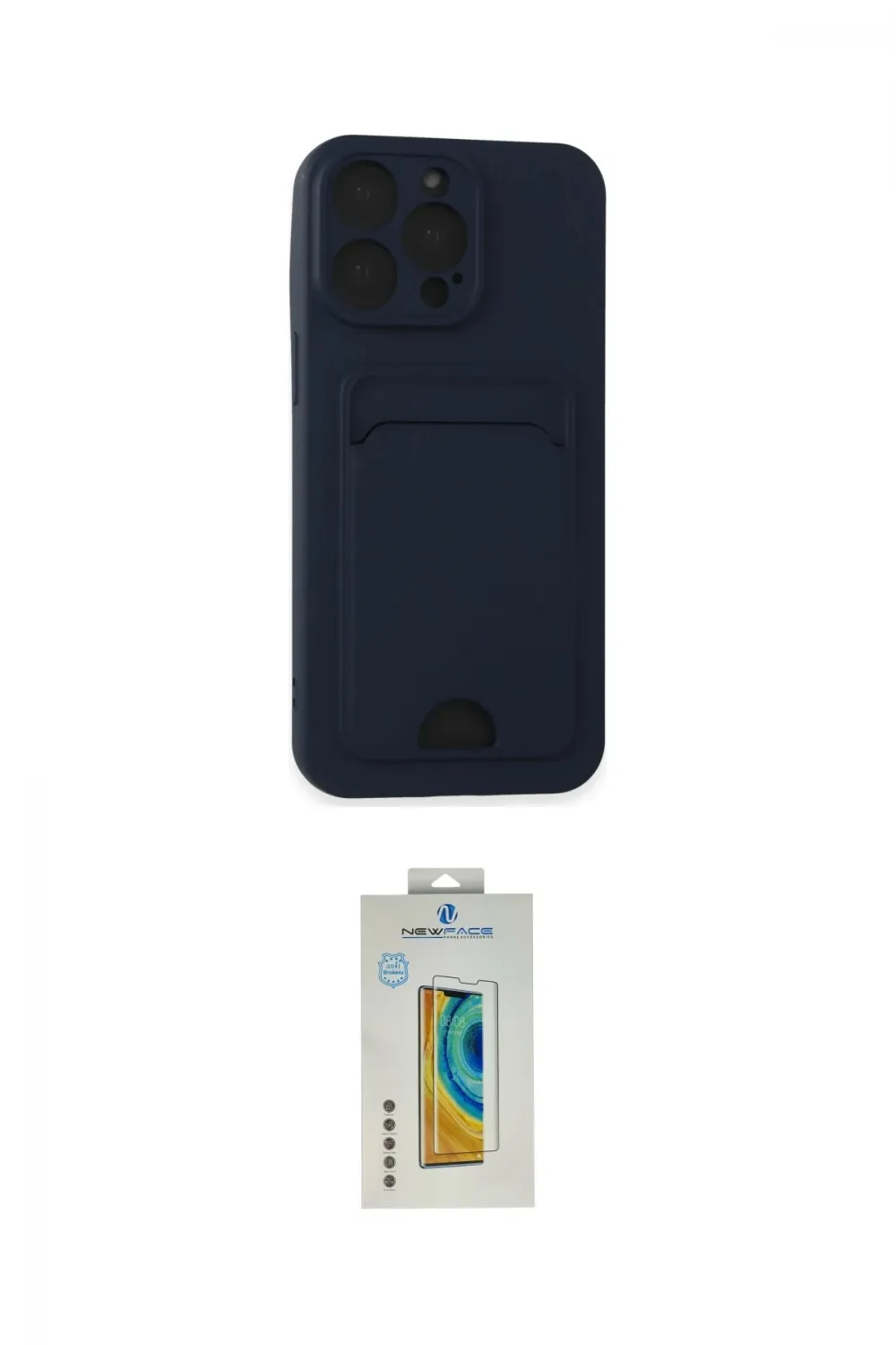 ieg™ iPhone 14 Pro Max Kılıf Vadi Çizgi Prime - Siyah Polymer Nano Ekran Koruyucu