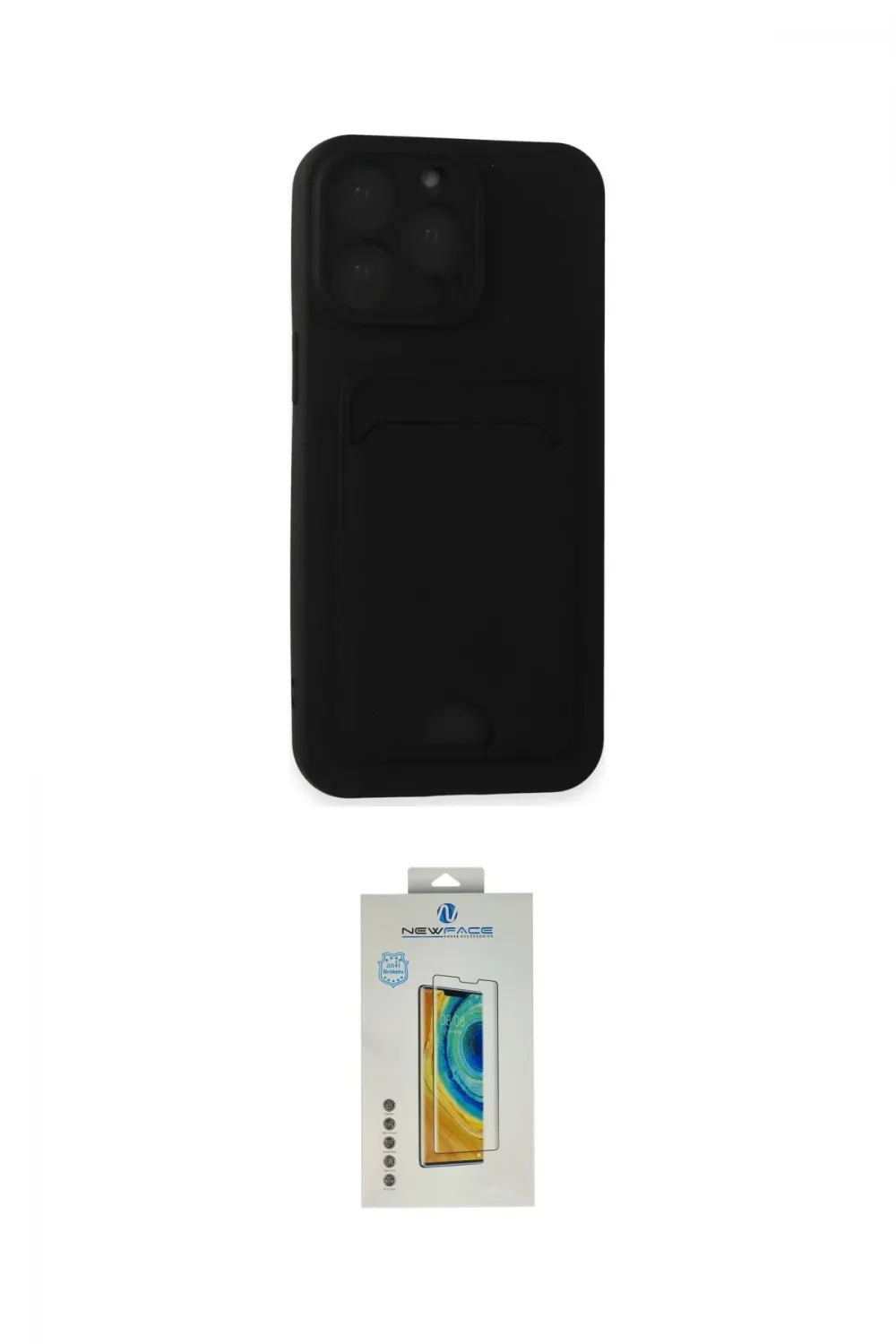 ieg™ iPhone 14 Pro Max Kılıf Vadi Çizgi Prime - Siyah Polymer Nano Ekran Koruyucu