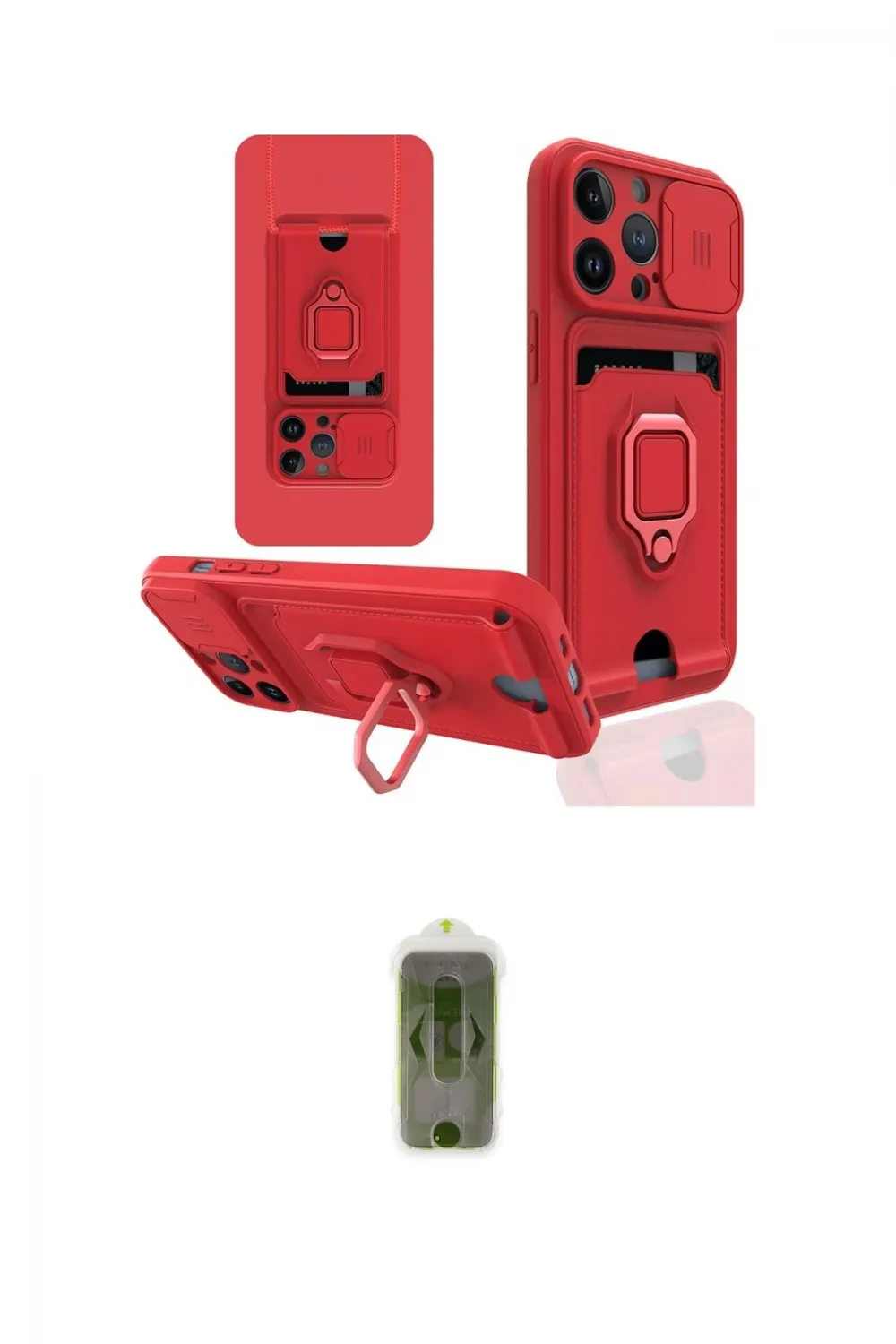 ieg™ iPhone 14 Pro Max Kılıf Vadi Form Prime - Siyah Joko Magic 5D Hayalet Cam