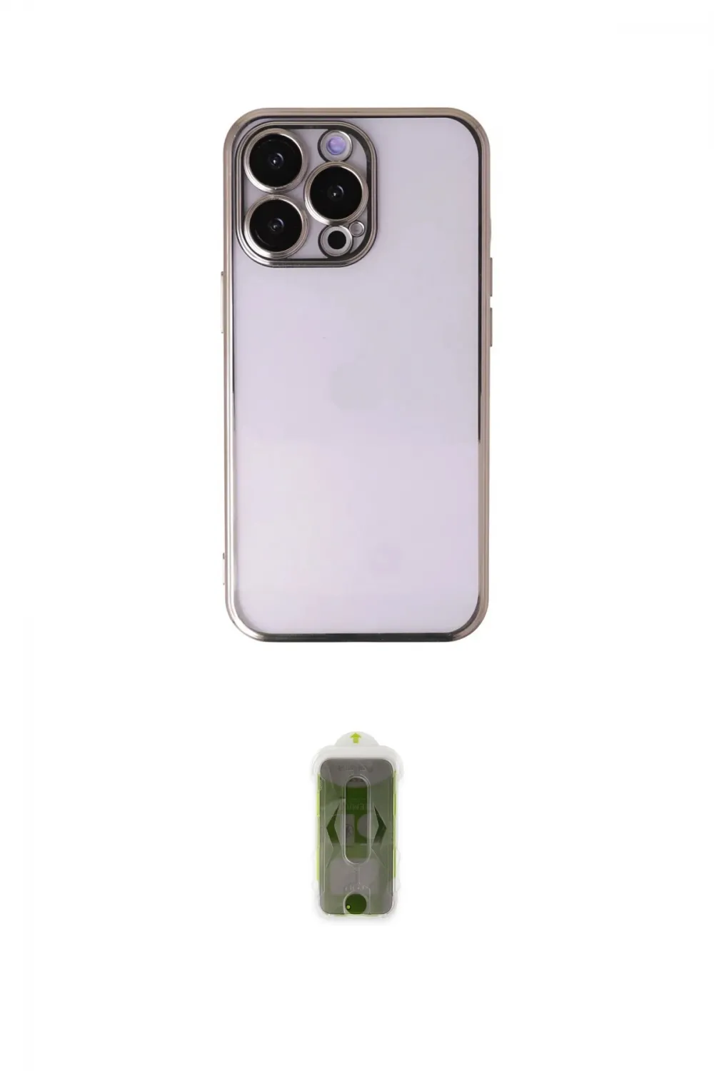 ieg™ iPhone 14 Pro Max Kılıf Vadi Minimal - Siyah Joko Magic 5D Hayalet Cam