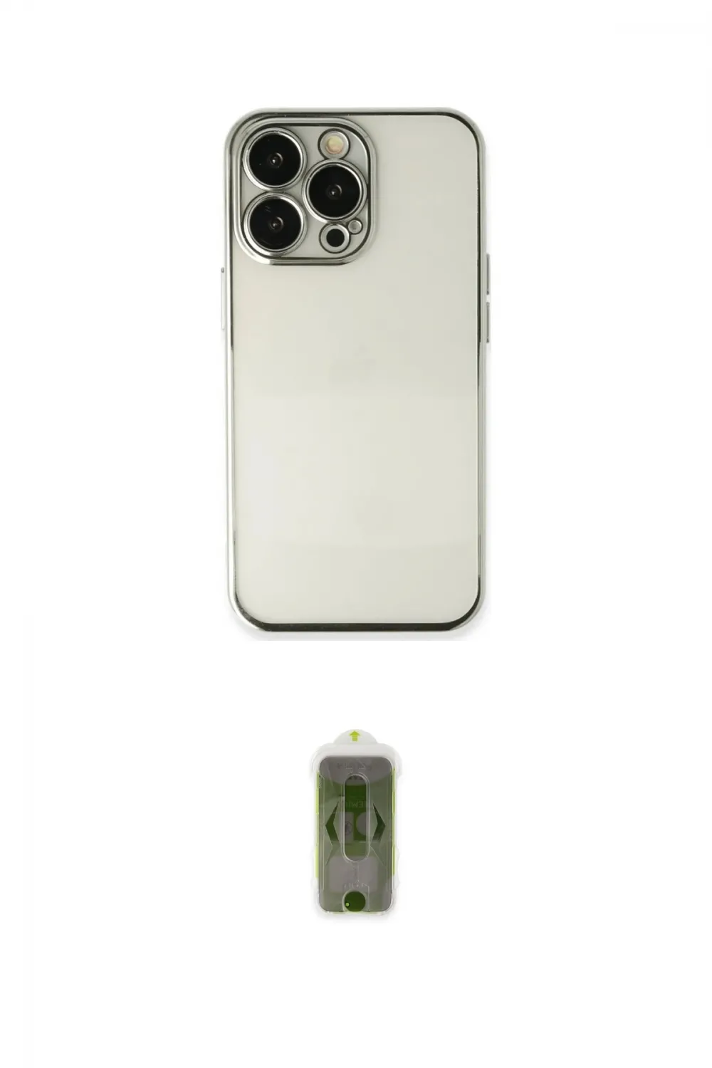 ieg™ iPhone 14 Pro Max Kılıf Vadi Minimal - Siyah Joko Magic 5D Hayalet Cam