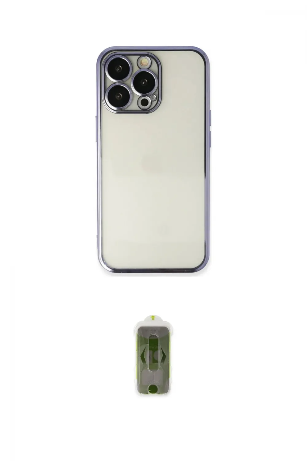 ieg™ iPhone 14 Pro Max Kılıf Vadi Minimal - Siyah Joko Magic 5D Hayalet Cam