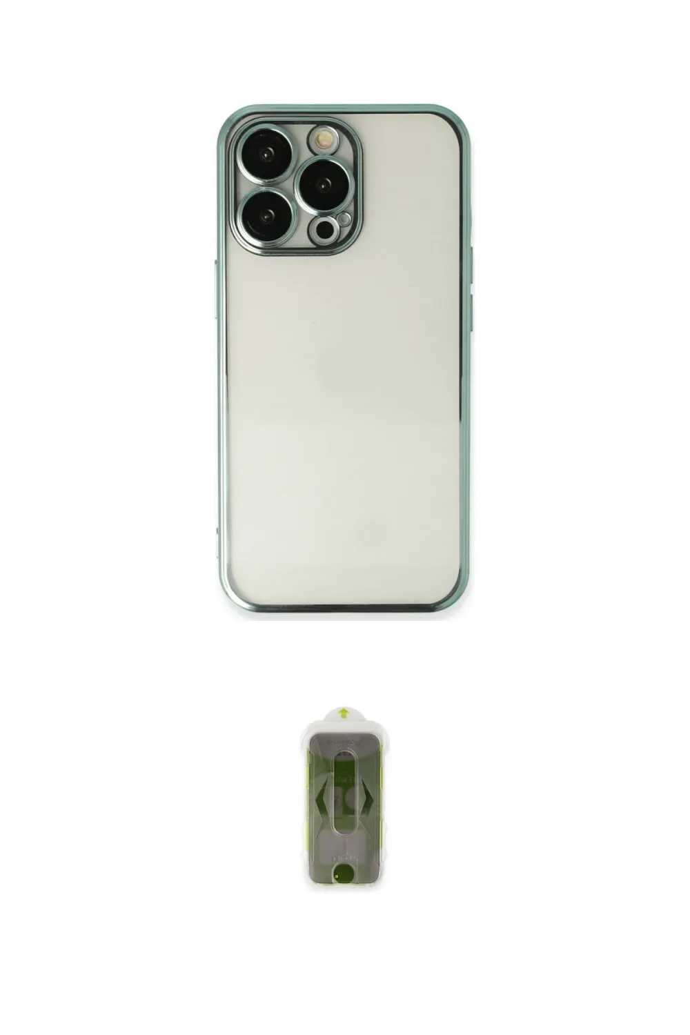 ieg™ iPhone 14 Pro Max Kılıf Vadi Minimal - Siyah Joko Magic 5D Hayalet Cam