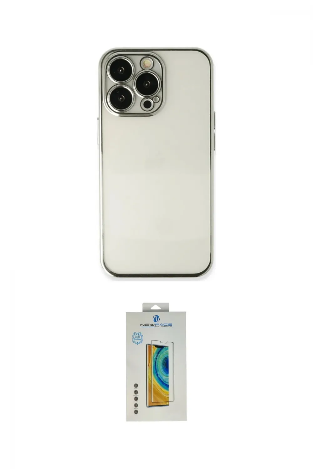ieg™ iPhone 14 Pro Max Kılıf Vadi Minimal - Siyah Polymer Nano Ekran Koruyucu