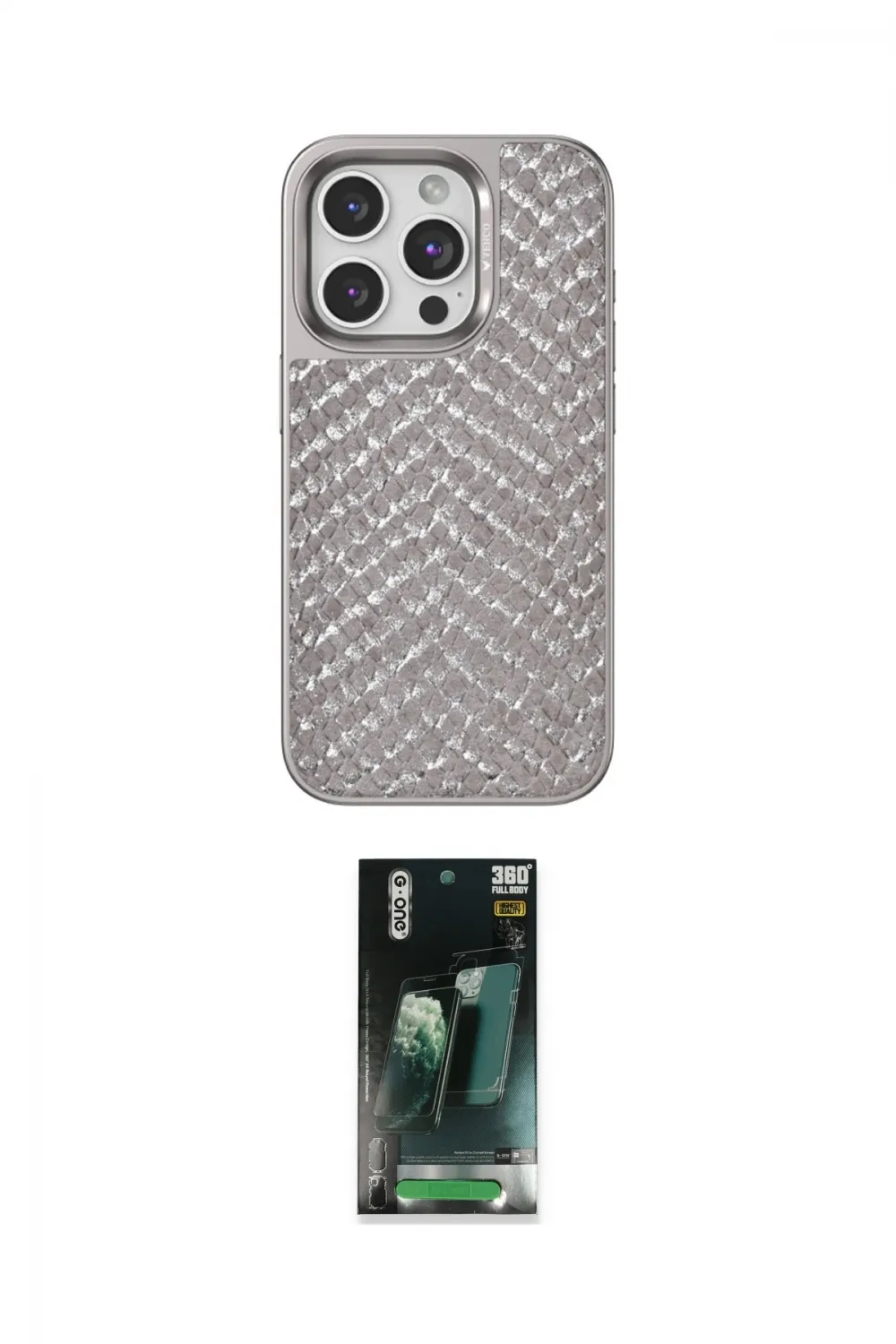 ieg™ iPhone 14 Pro Max Kılıf Vadi Özel Seri - Şeffaf 360 Full Body Arka Koruyucu