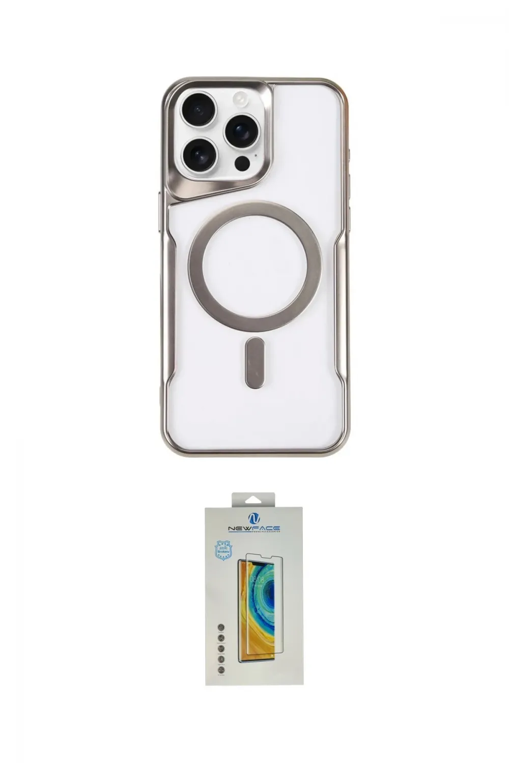 ieg™ iPhone 14 Pro Max Kılıf Yadigar Klasik Özel Seri - Siyah Polymer Nano Ekran Koruyucu