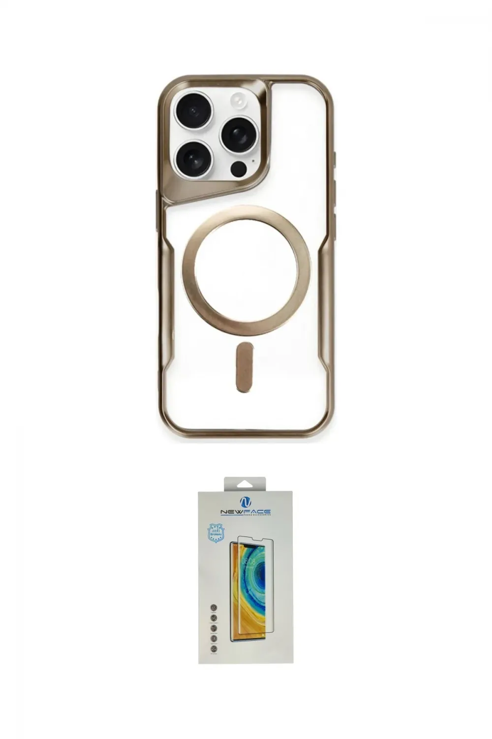 ieg™ iPhone 14 Pro Max Kılıf Yadigar Klasik Özel Seri - Siyah Polymer Nano Ekran Koruyucu