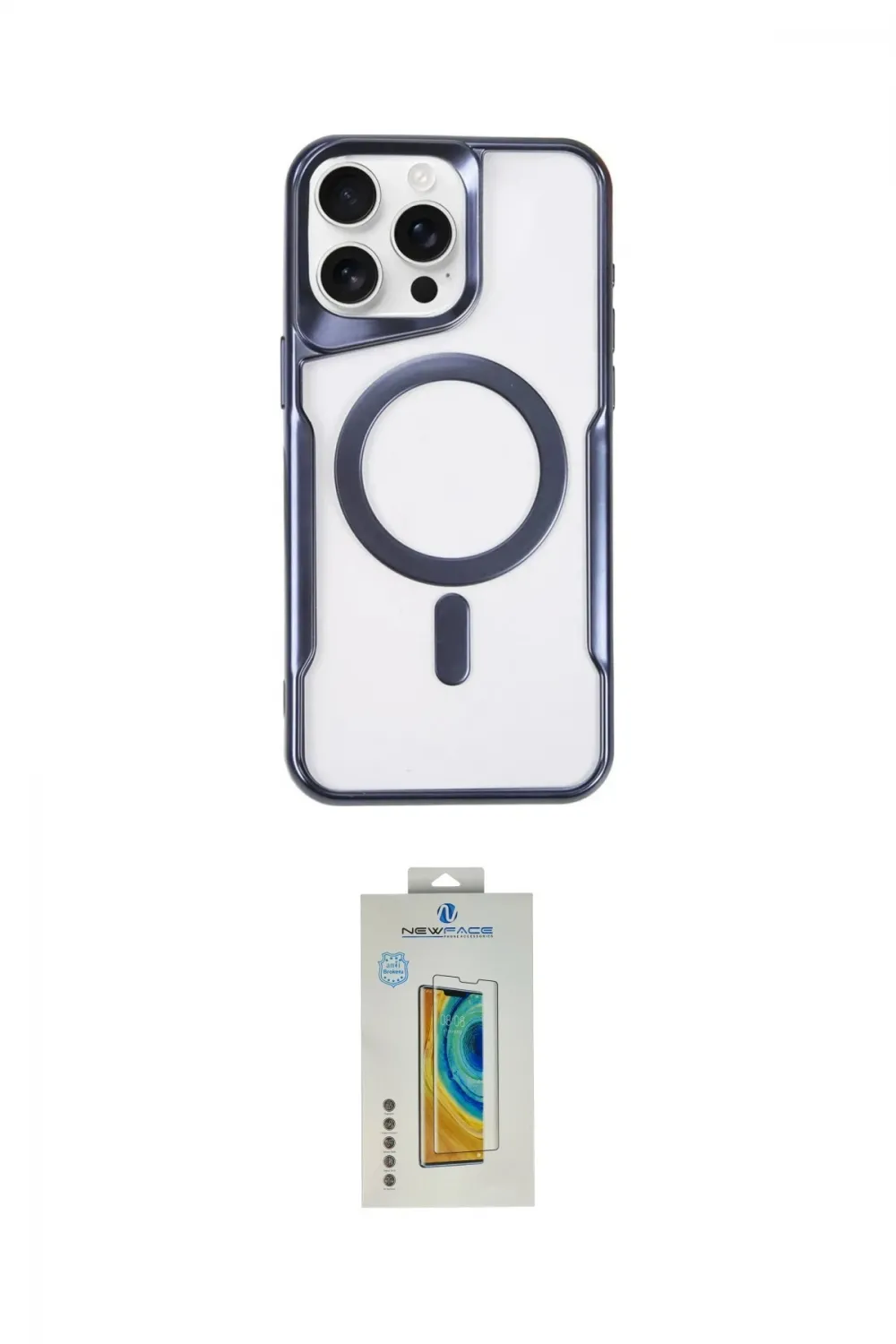 ieg™ iPhone 14 Pro Max Kılıf Yadigar Klasik Özel Seri - Siyah Polymer Nano Ekran Koruyucu