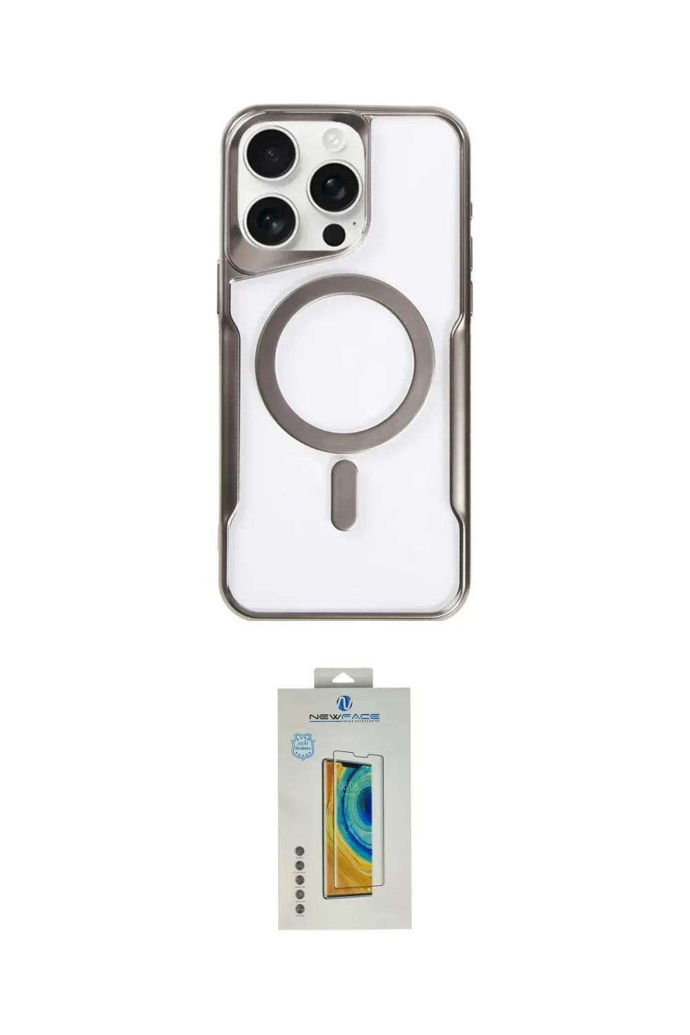 ieg™ iPhone 14 Pro Max Kılıf Yadigar Klasik Özel Seri - Siyah Polymer Nano Ekran Koruyucu