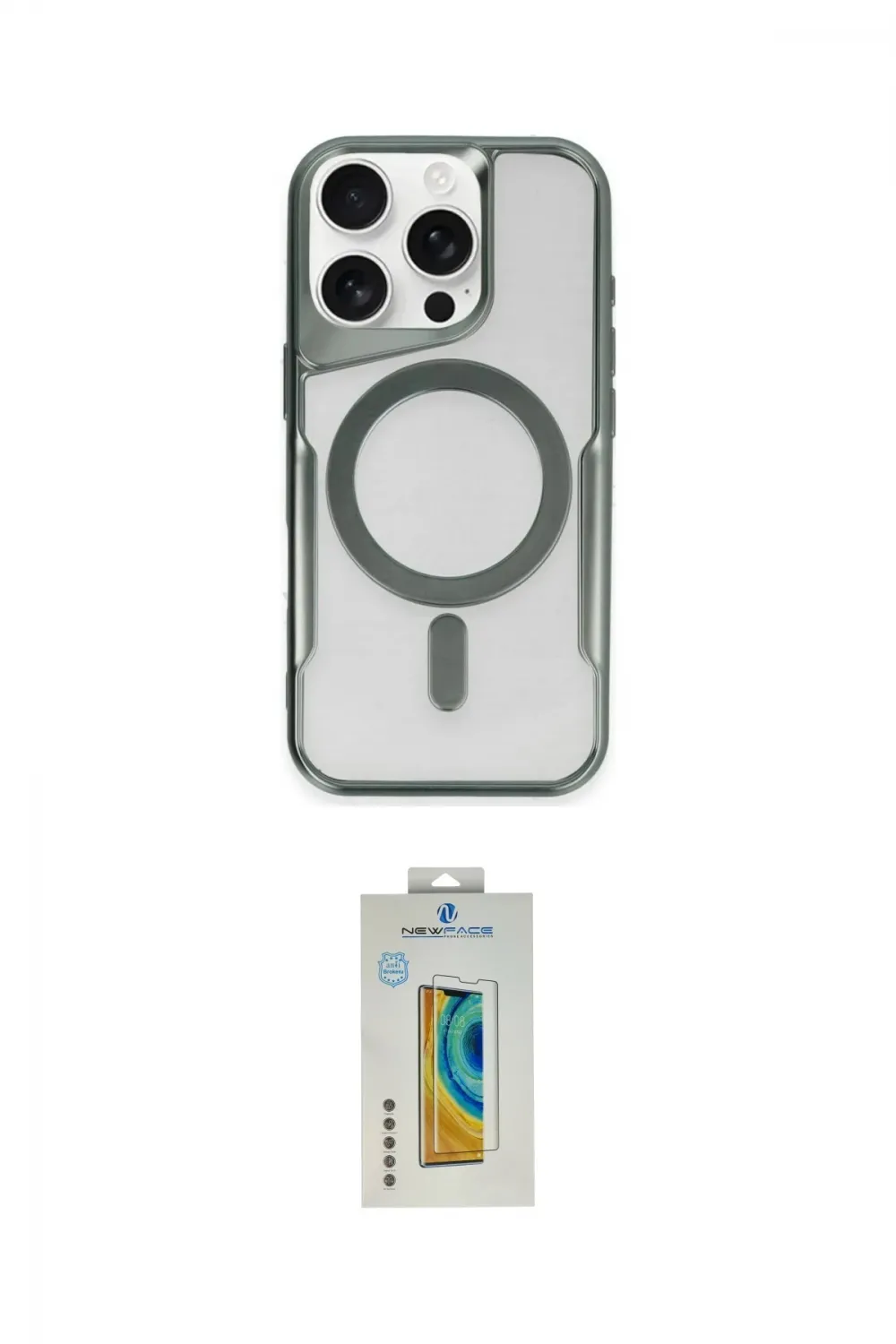 ieg™ iPhone 14 Pro Max Kılıf Yadigar Klasik Özel Seri - Siyah Polymer Nano Ekran Koruyucu