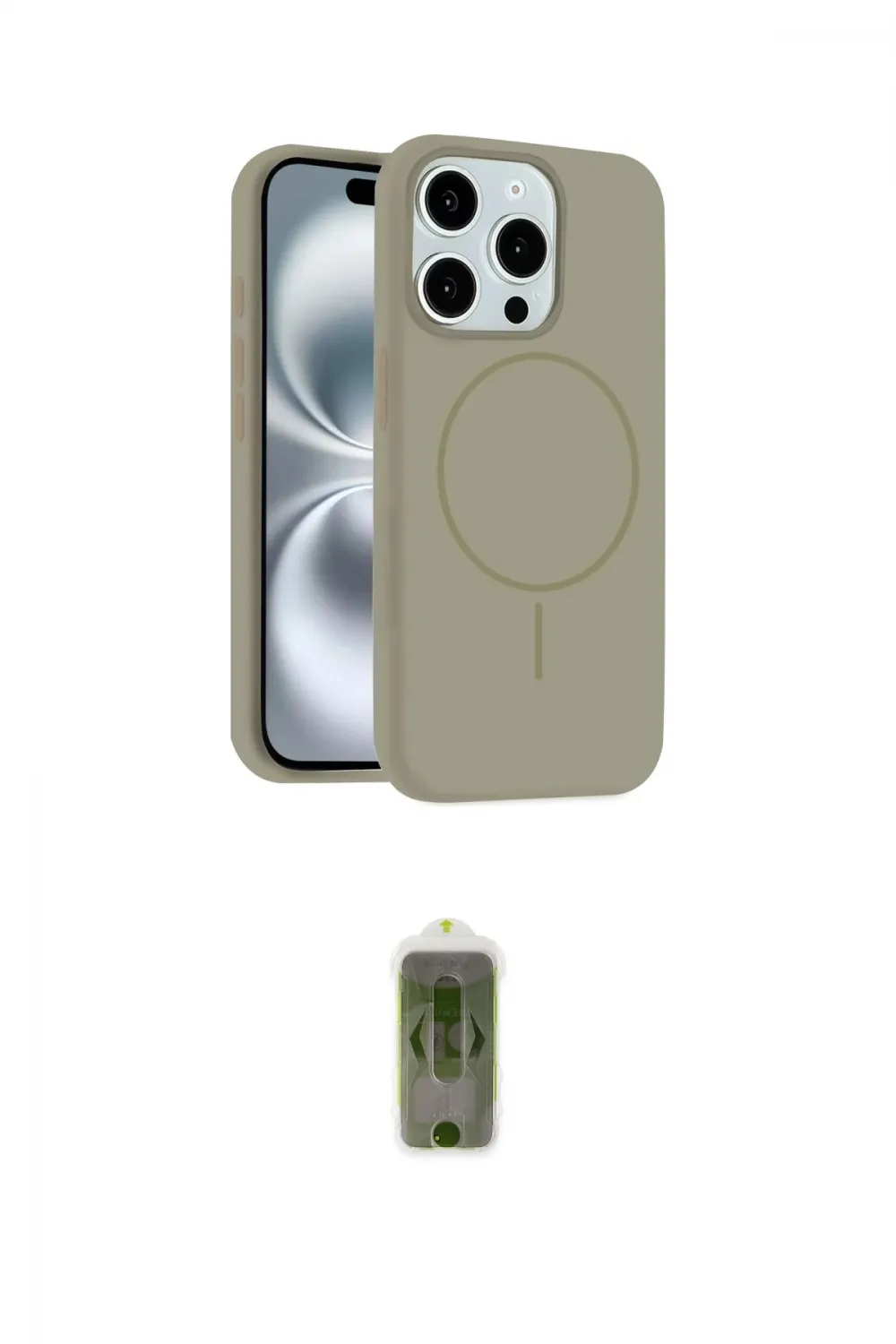 ieg™ iPhone 14 Pro Max Kılıf Yankı Form Serisi - Siyah Joko Magic 5D Hayalet Cam