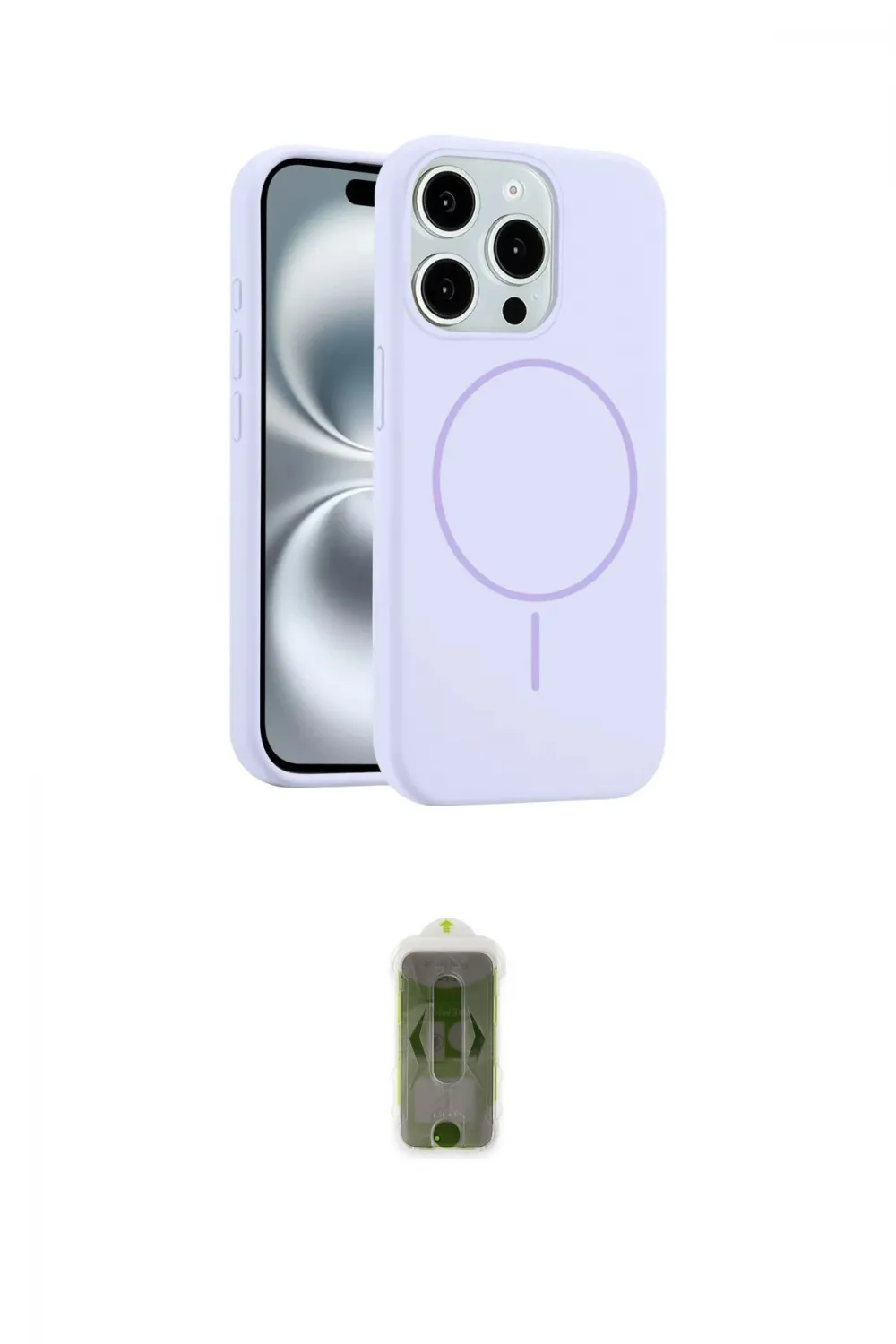 ieg™ iPhone 14 Pro Max Kılıf Yankı Form Serisi - Siyah Joko Magic 5D Hayalet Cam