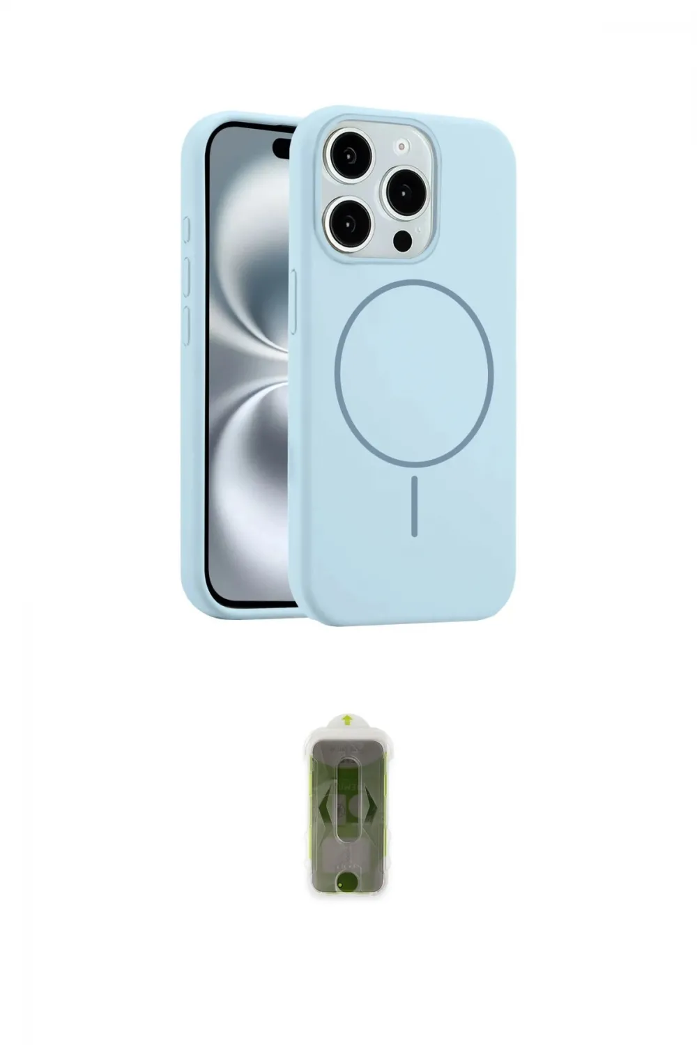 ieg™ iPhone 14 Pro Max Kılıf Yankı Form Serisi - Siyah Joko Magic 5D Hayalet Cam
