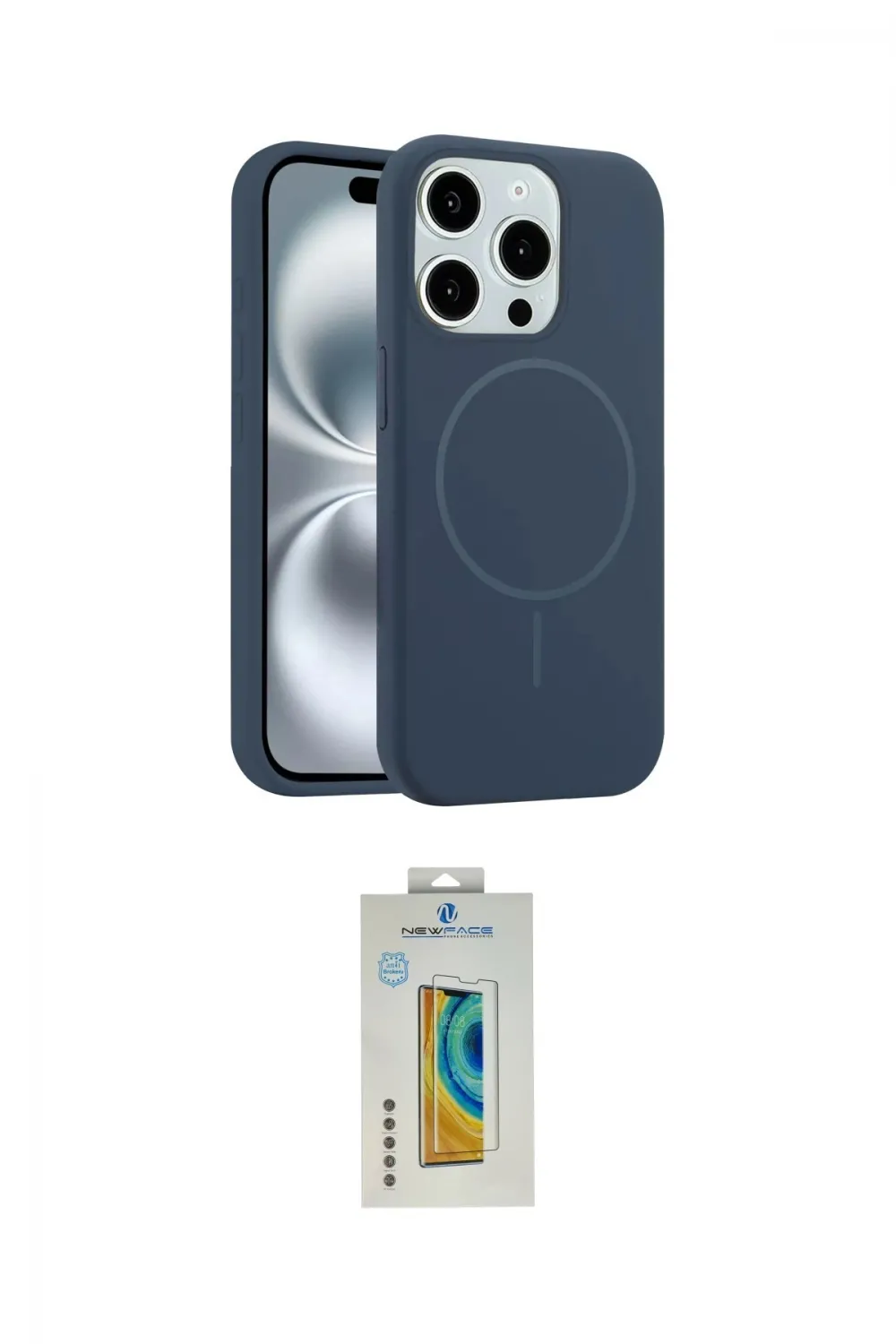 ieg™ iPhone 14 Pro Max Kılıf Yankı Form Serisi - Siyah Polymer Nano Ekran Koruyucu