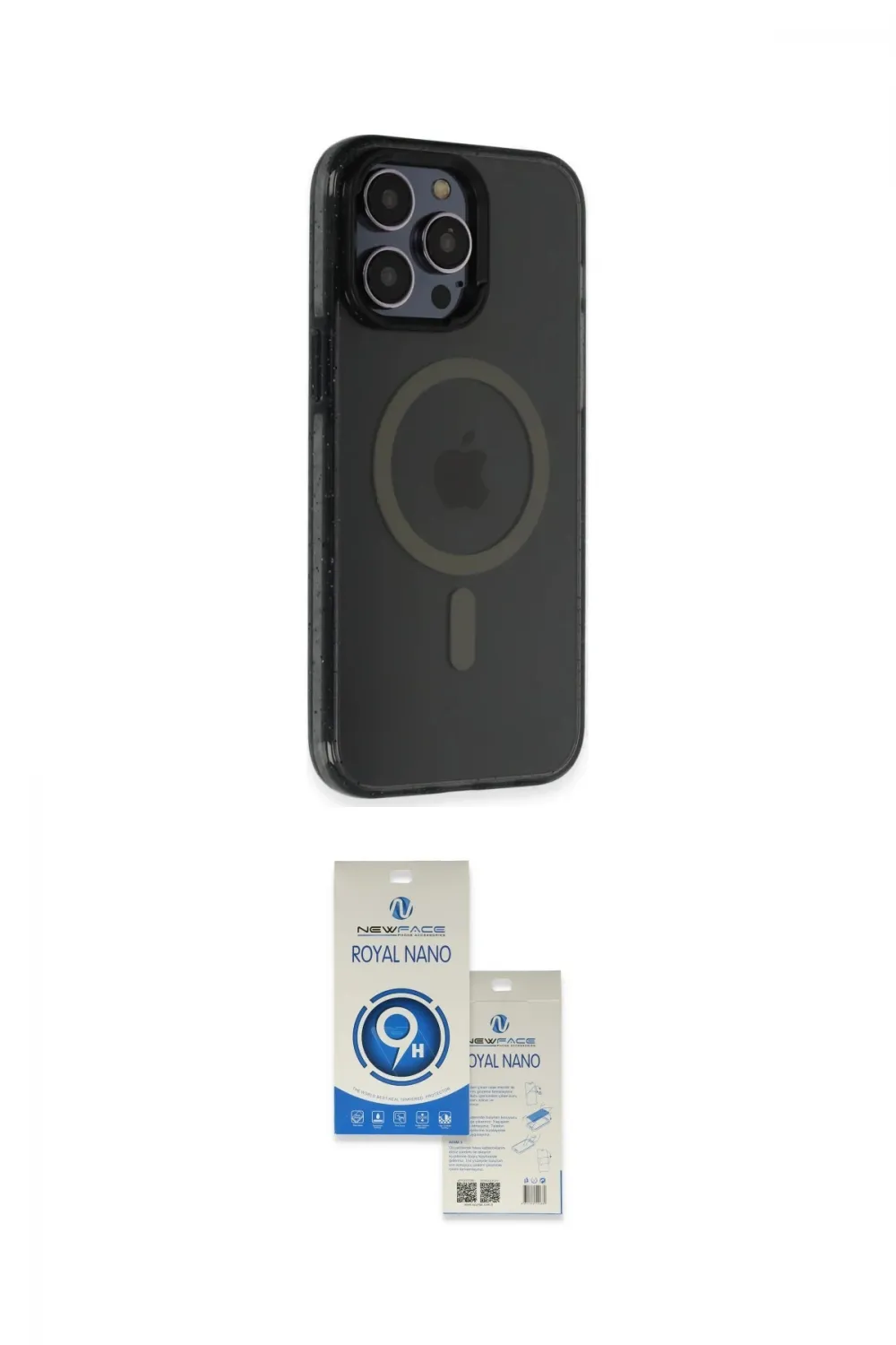ieg™ iPhone 14 Pro Max Kılıf Yankı Işık Prime - Şeffaf Royal Nano Ekran Koruyucu
