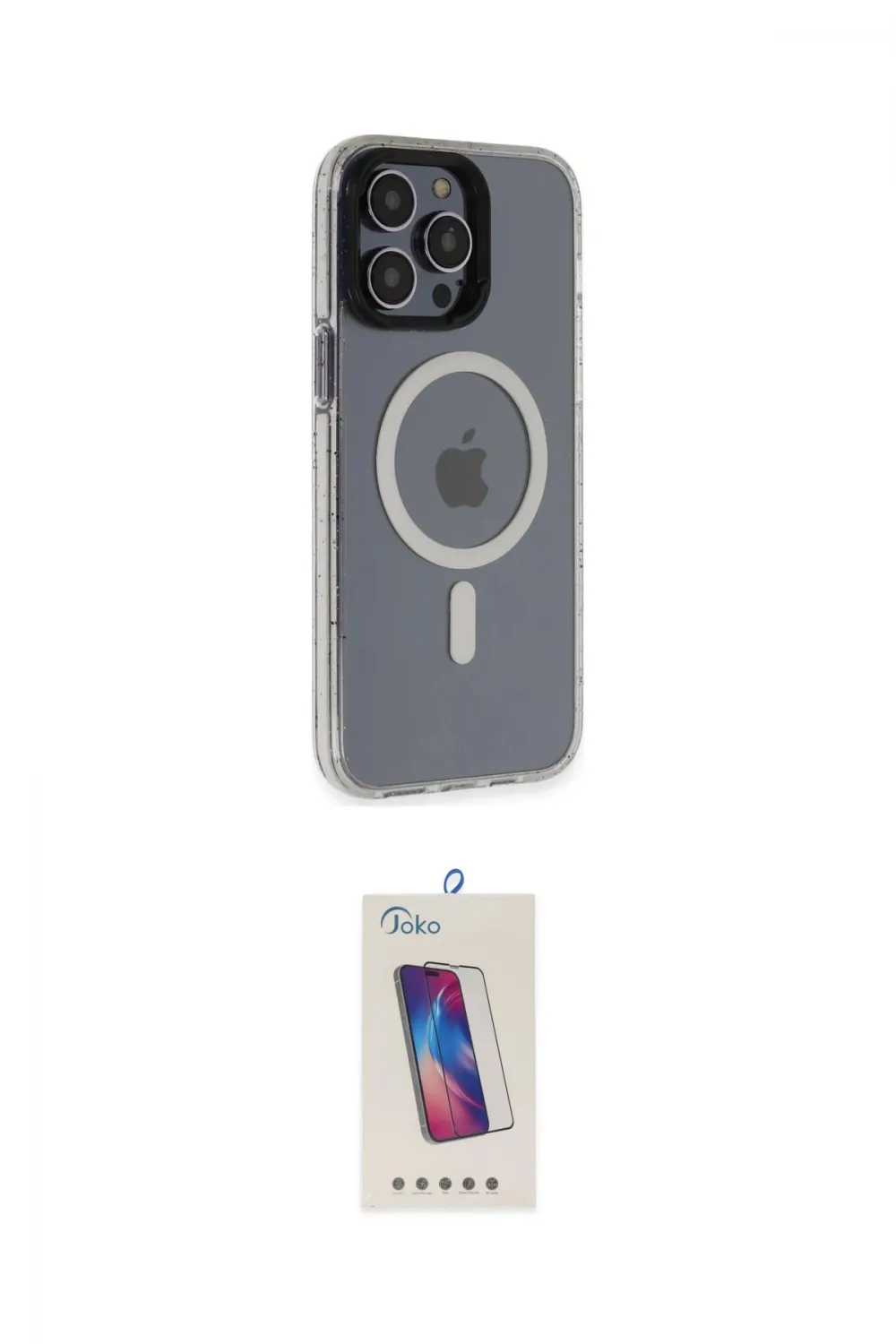 ieg™ iPhone 14 Pro Max Kılıf Yankı Işık Prime - Siyah Joko 5D Cam