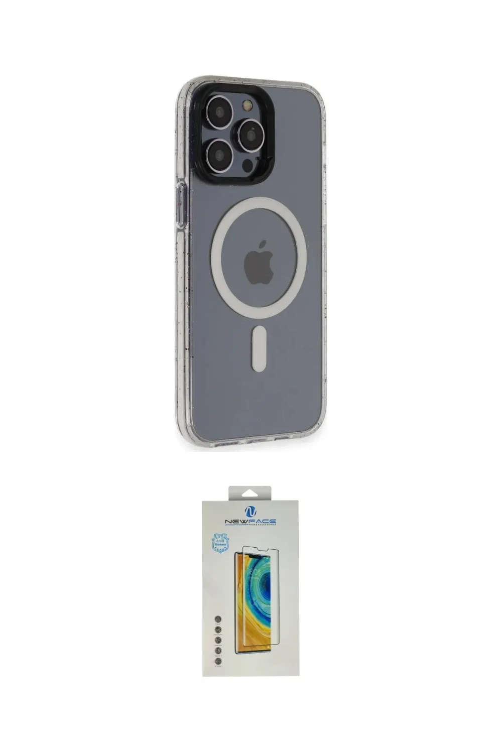 ieg™ iPhone 14 Pro Max Kılıf Yankı Işık Prime - Siyah Polymer Nano Ekran Koruyucu