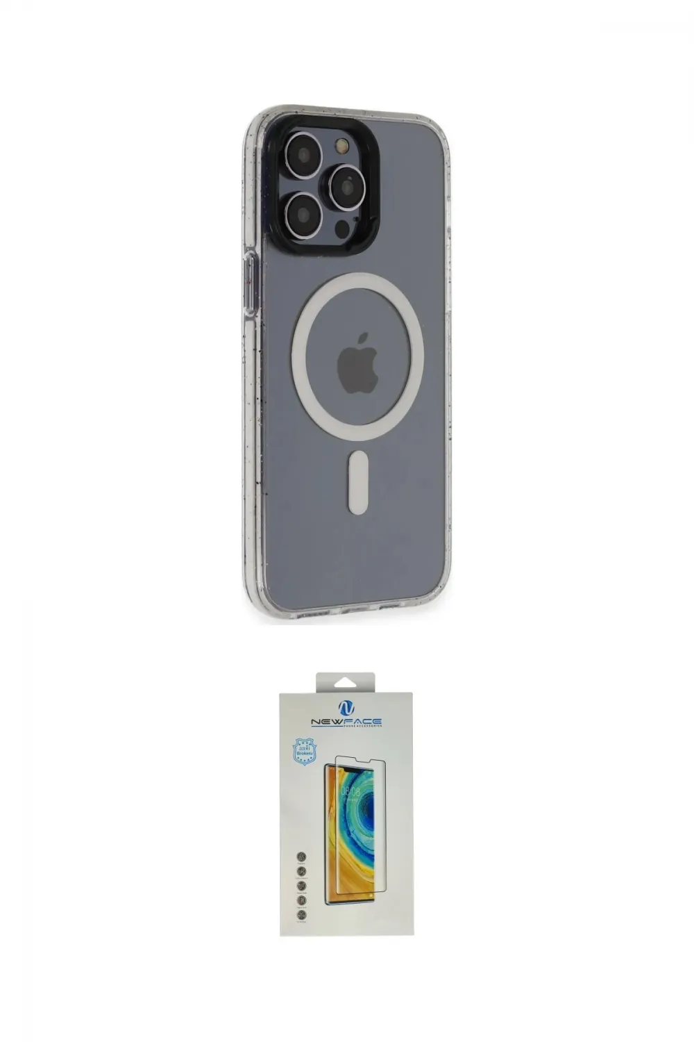 ieg™ iPhone 14 Pro Max Kılıf Yankı Işık Prime - Siyah Polymer Nano Ekran Koruyucu