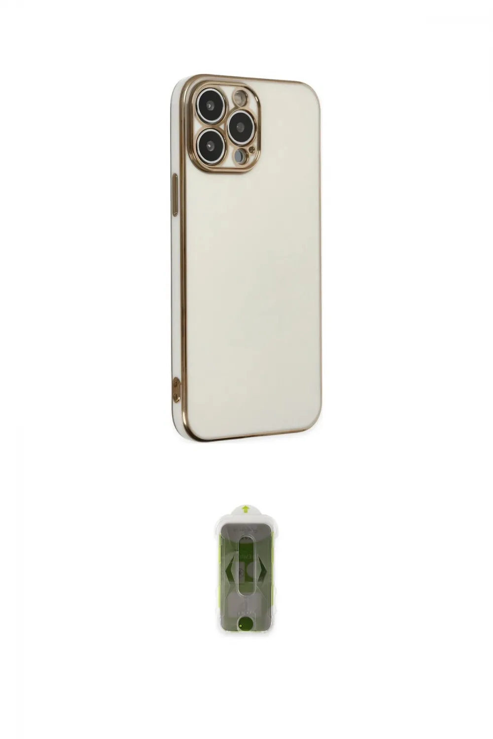 ieg™ iPhone 14 Pro Max Kılıf Yankı Serisi - Siyah Joko Magic 5D Hayalet Cam