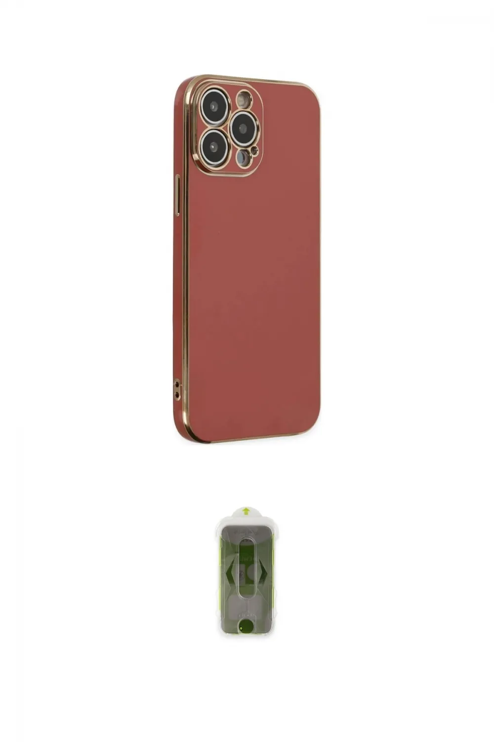 ieg™ iPhone 14 Pro Max Kılıf Yankı Serisi - Siyah Joko Magic 5D Hayalet Cam