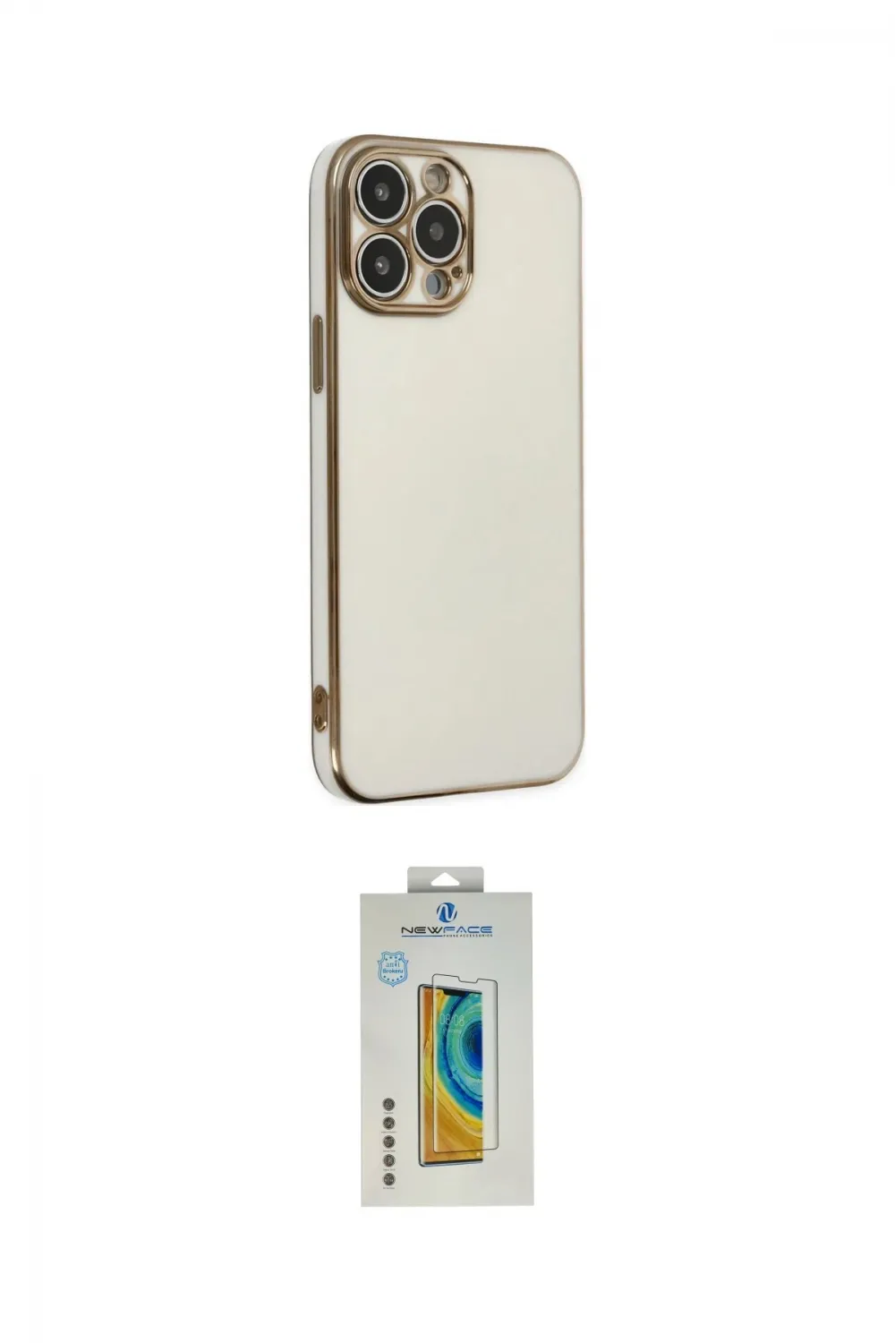 ieg™ iPhone 14 Pro Max Kılıf Yankı Serisi - Siyah Polymer Nano Ekran Koruyucu