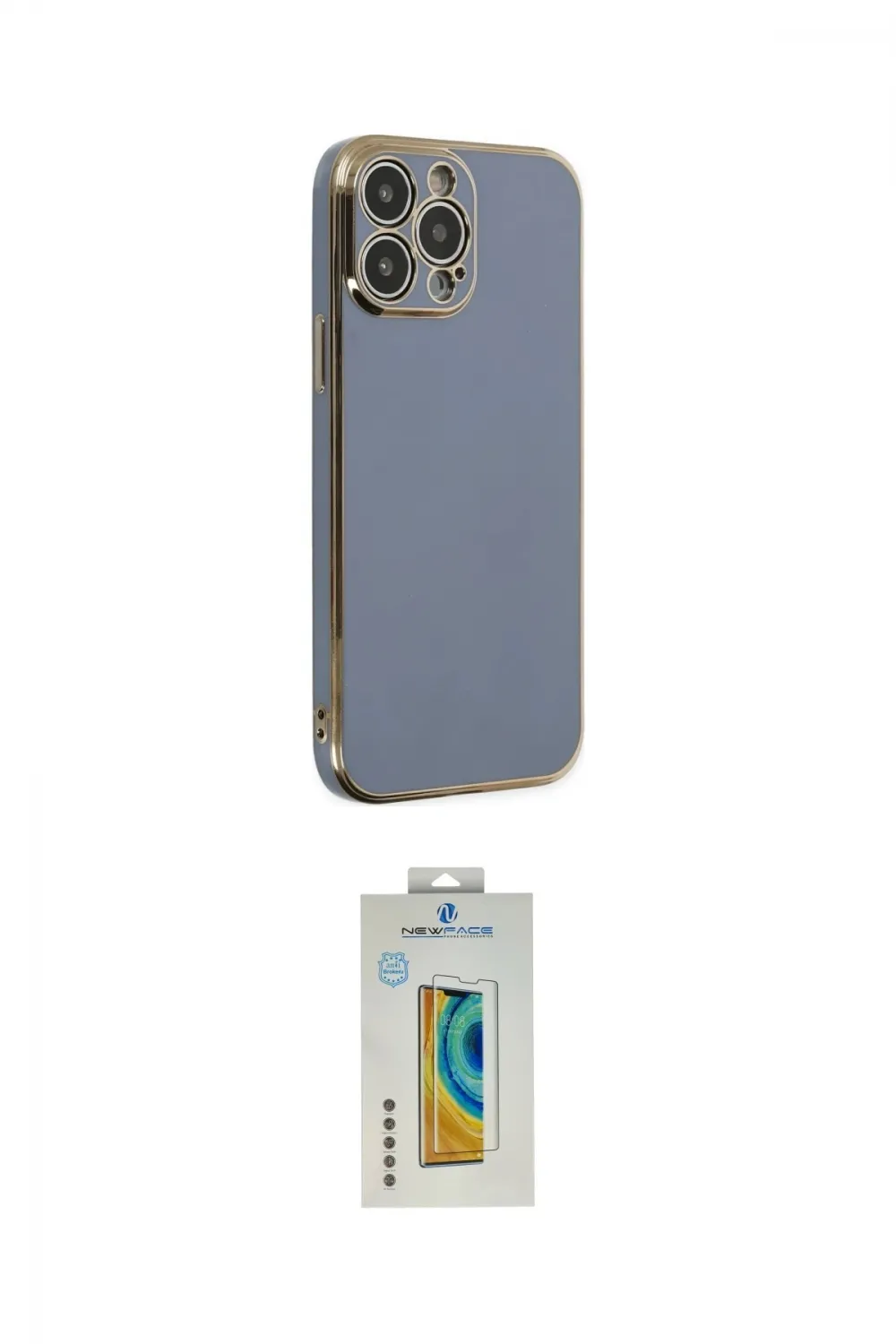 ieg™ iPhone 14 Pro Max Kılıf Yankı Serisi - Siyah Polymer Nano Ekran Koruyucu