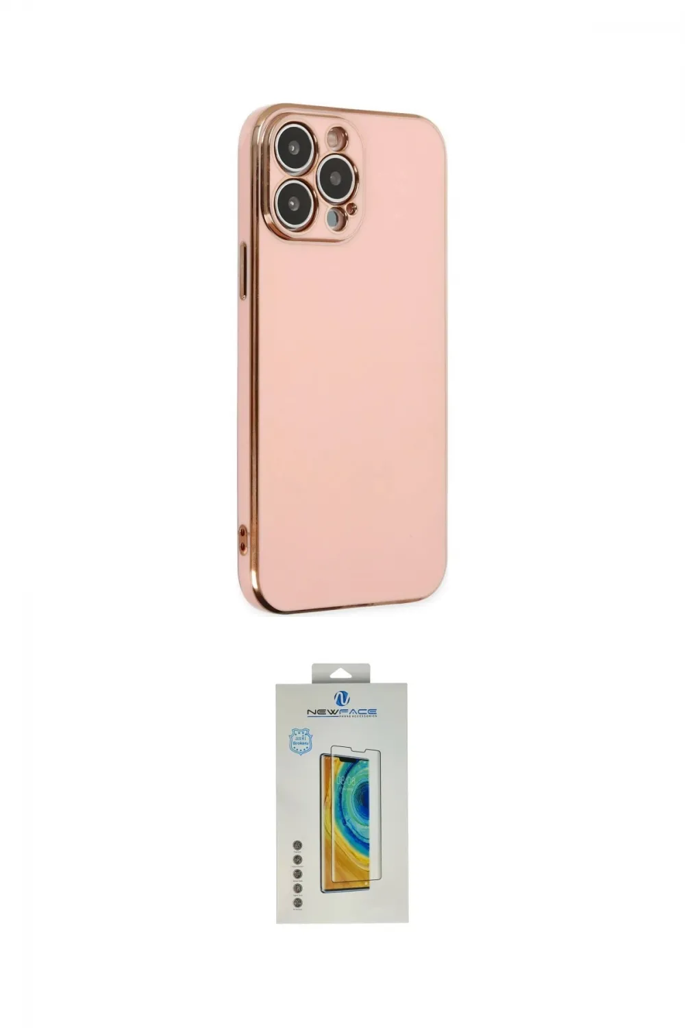 ieg™ iPhone 14 Pro Max Kılıf Yankı Serisi - Siyah Polymer Nano Ekran Koruyucu