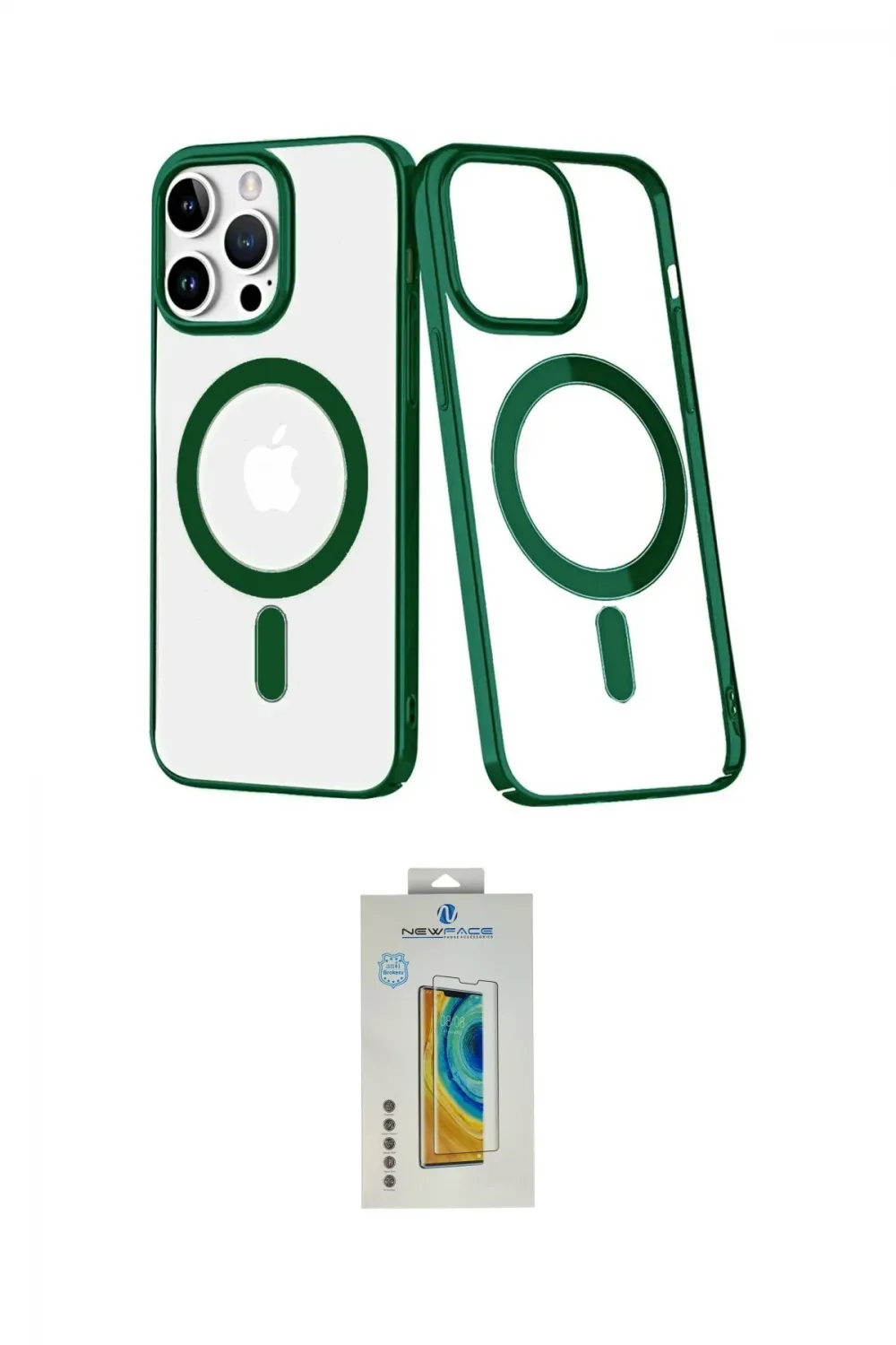ieg™ iPhone 14 Pro Max Kılıf Yörünge Minimal - Siyah Polymer Nano Ekran Koruyucu