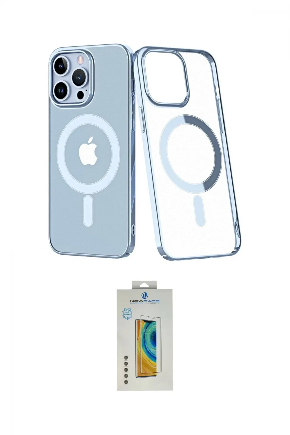 ieg™ iPhone 14 Pro Max Kılıf Yörünge Minimal - Siyah Polymer Nano Ekran Koruyucu