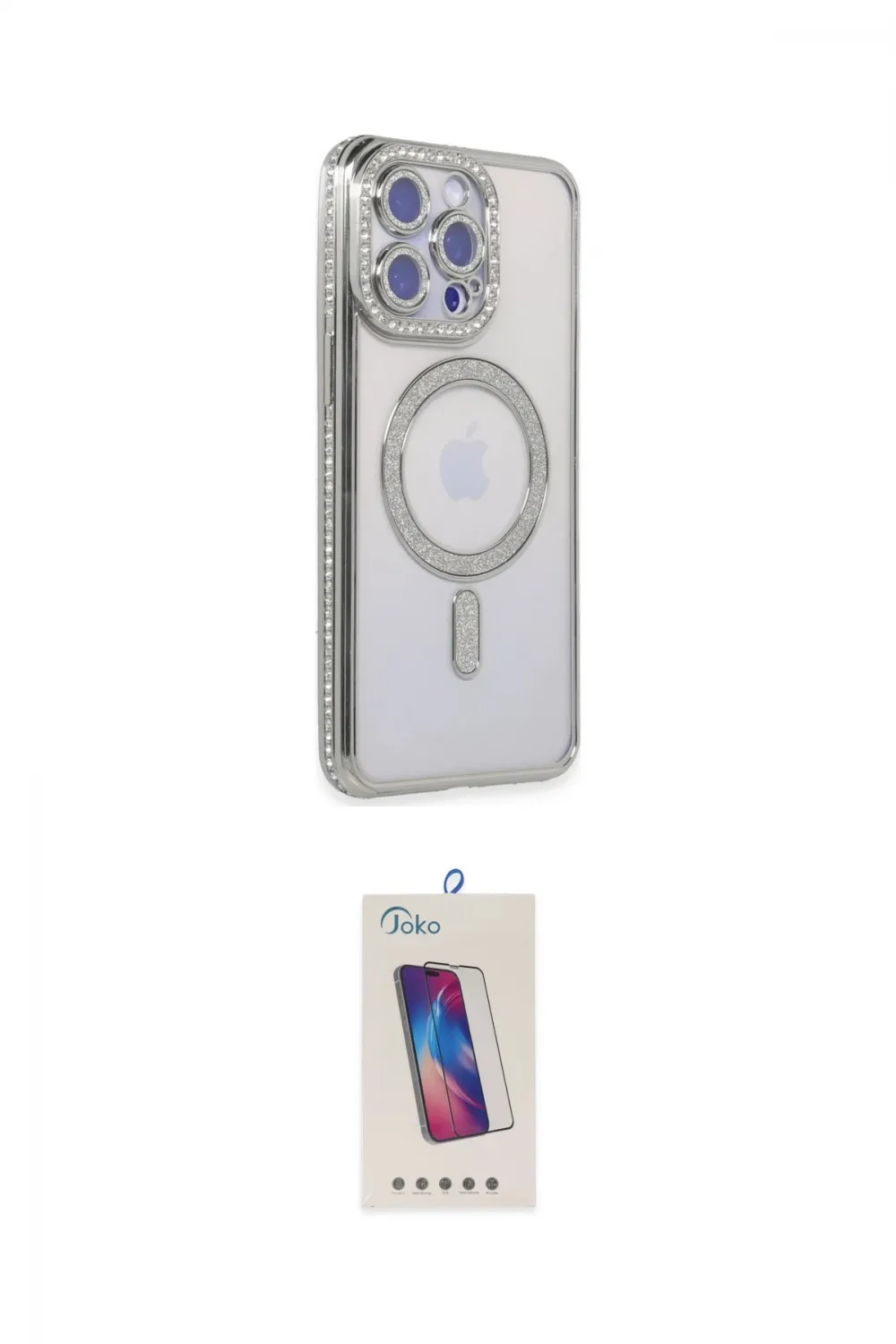 ieg™ iPhone 14 Pro Max Kılıf Zirve Doku Prime - Siyah Joko 5D Cam