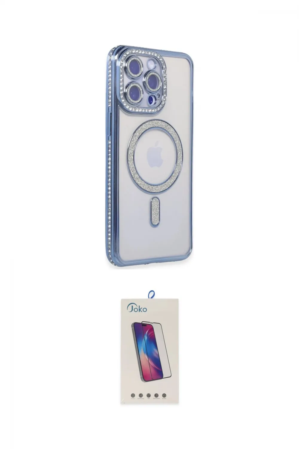 ieg™ iPhone 14 Pro Max Kılıf Zirve Doku Prime - Siyah Joko 5D Cam