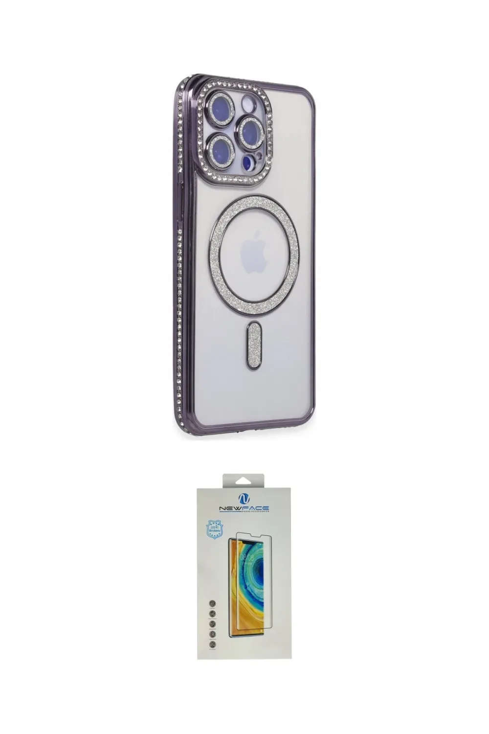 ieg™ iPhone 14 Pro Max Kılıf Zirve Doku Prime - Siyah Polymer Nano Ekran Koruyucu