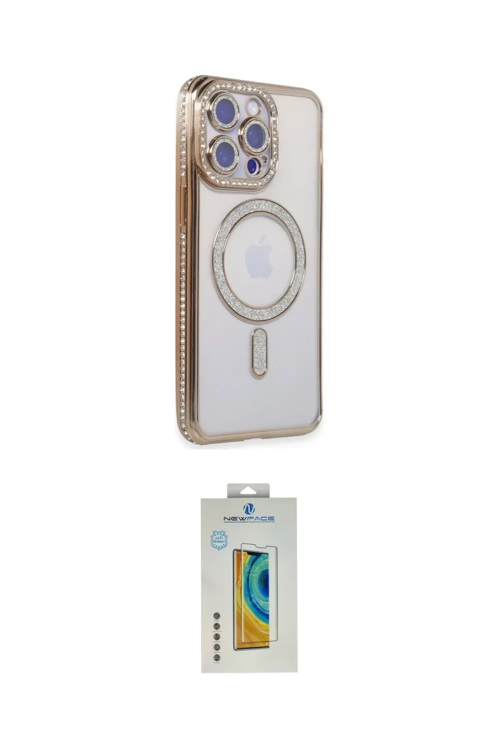 ieg™ iPhone 14 Pro Max Kılıf Zirve Doku Prime - Siyah Polymer Nano Ekran Koruyucu