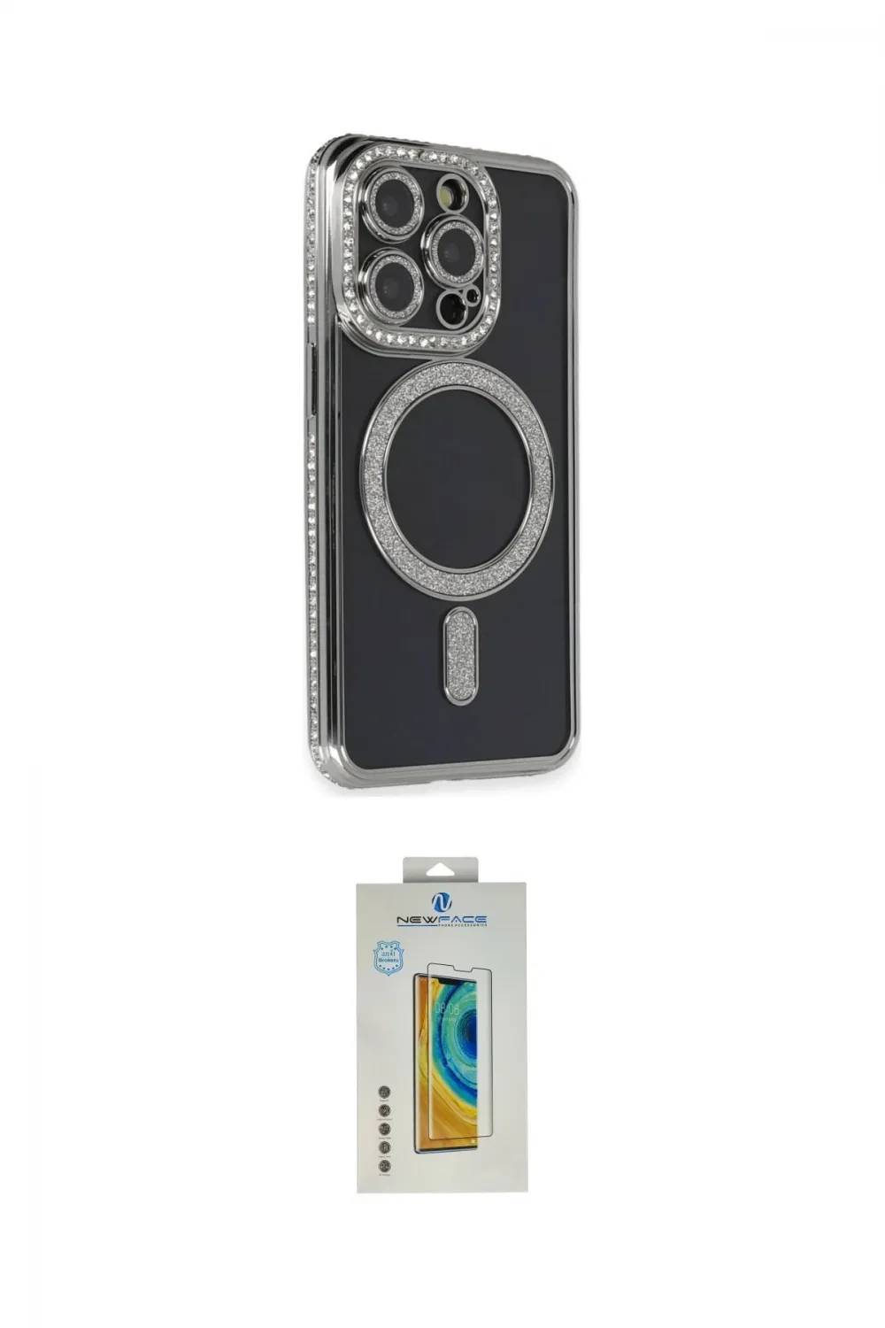 ieg™ iPhone 14 Pro Max Kılıf Zirve Doku Prime - Siyah Polymer Nano Ekran Koruyucu