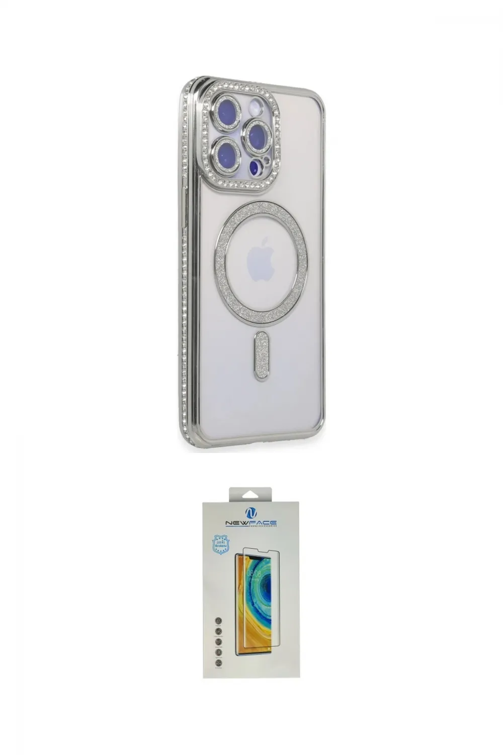 ieg™ iPhone 14 Pro Max Kılıf Zirve Doku Prime - Siyah Polymer Nano Ekran Koruyucu