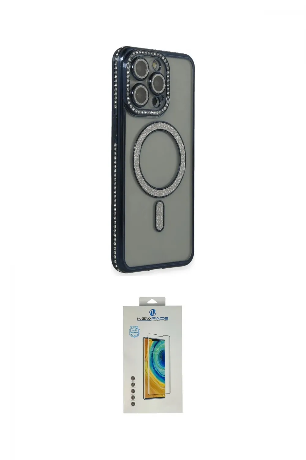 ieg™ iPhone 14 Pro Max Kılıf Zirve Doku Prime - Siyah Polymer Nano Ekran Koruyucu