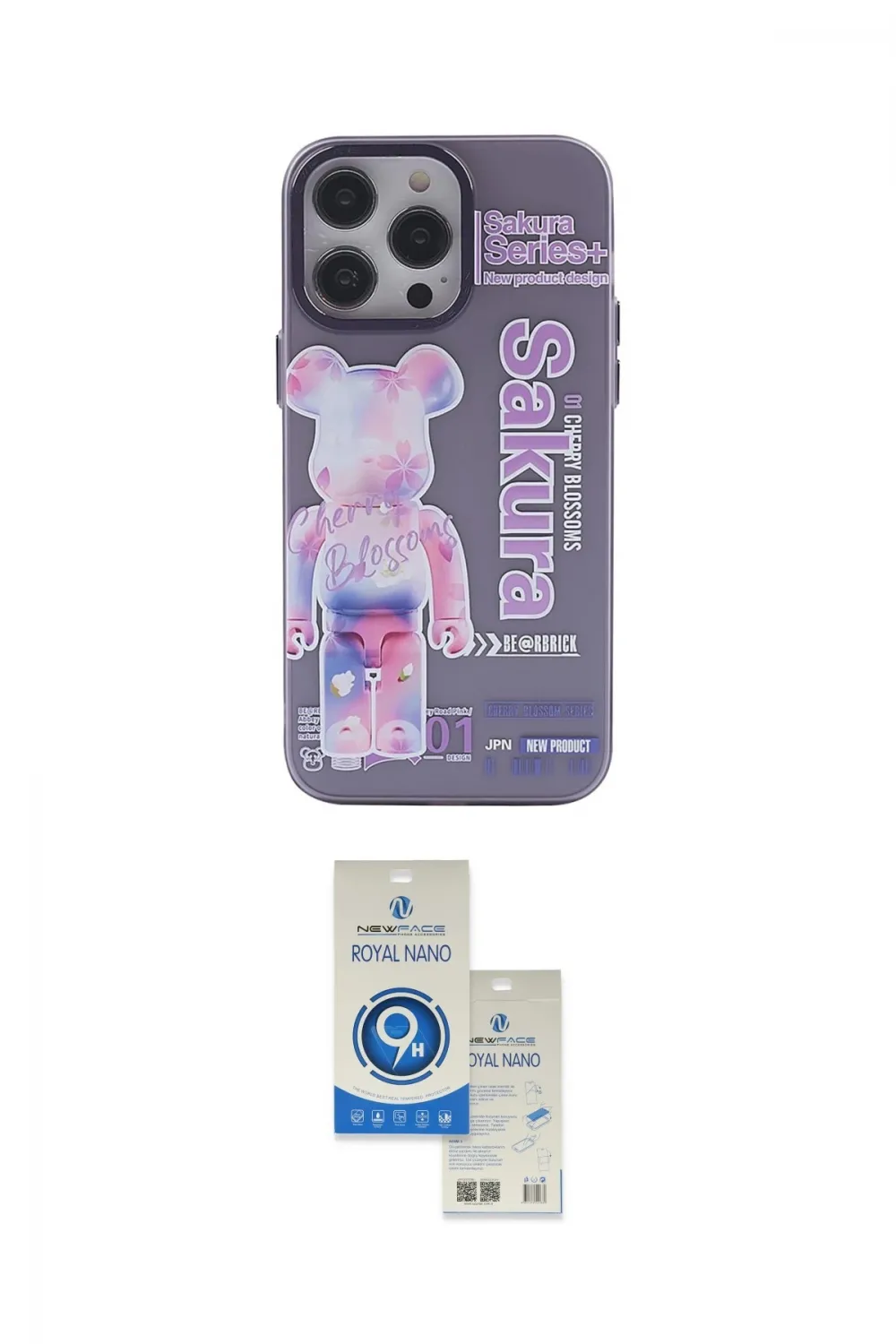 ieg™ iPhone 14 Pro Max Kılıf Zirve Form Özel Seri - Şeffaf Royal Nano Ekran Koruyucu