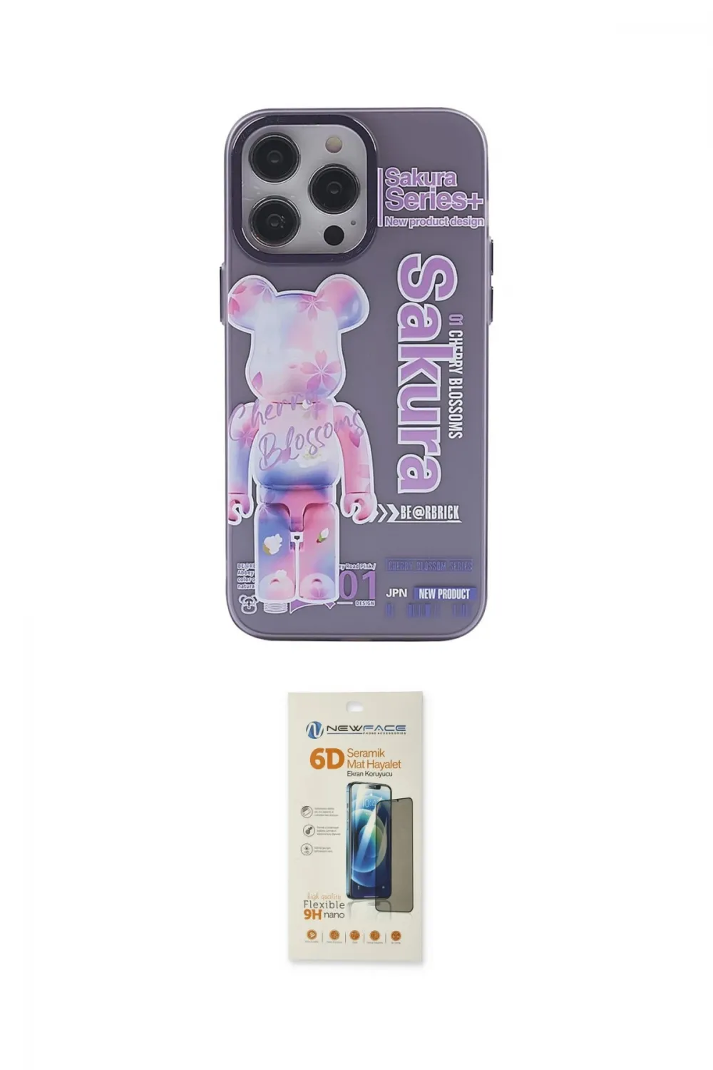 ieg™ iPhone 14 Pro Max Kılıf Zirve Form Özel Seri - Siyah 6D Mat Seramik Hayalet Nano Ekran Koruyucu