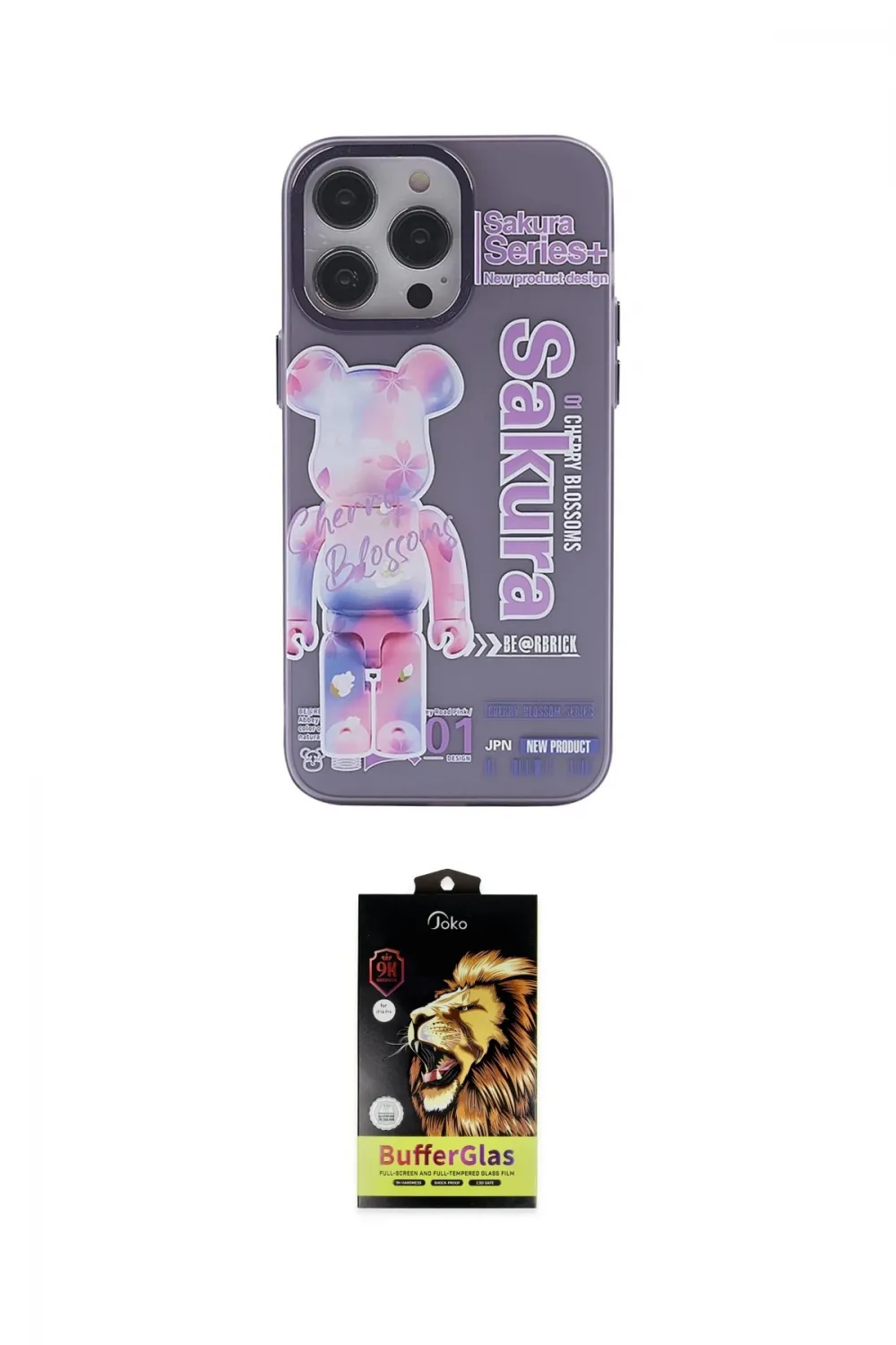 ieg™ iPhone 14 Pro Max Kılıf Zirve Form Özel Seri - Siyah Buffer Cam Ekran Koruyucu