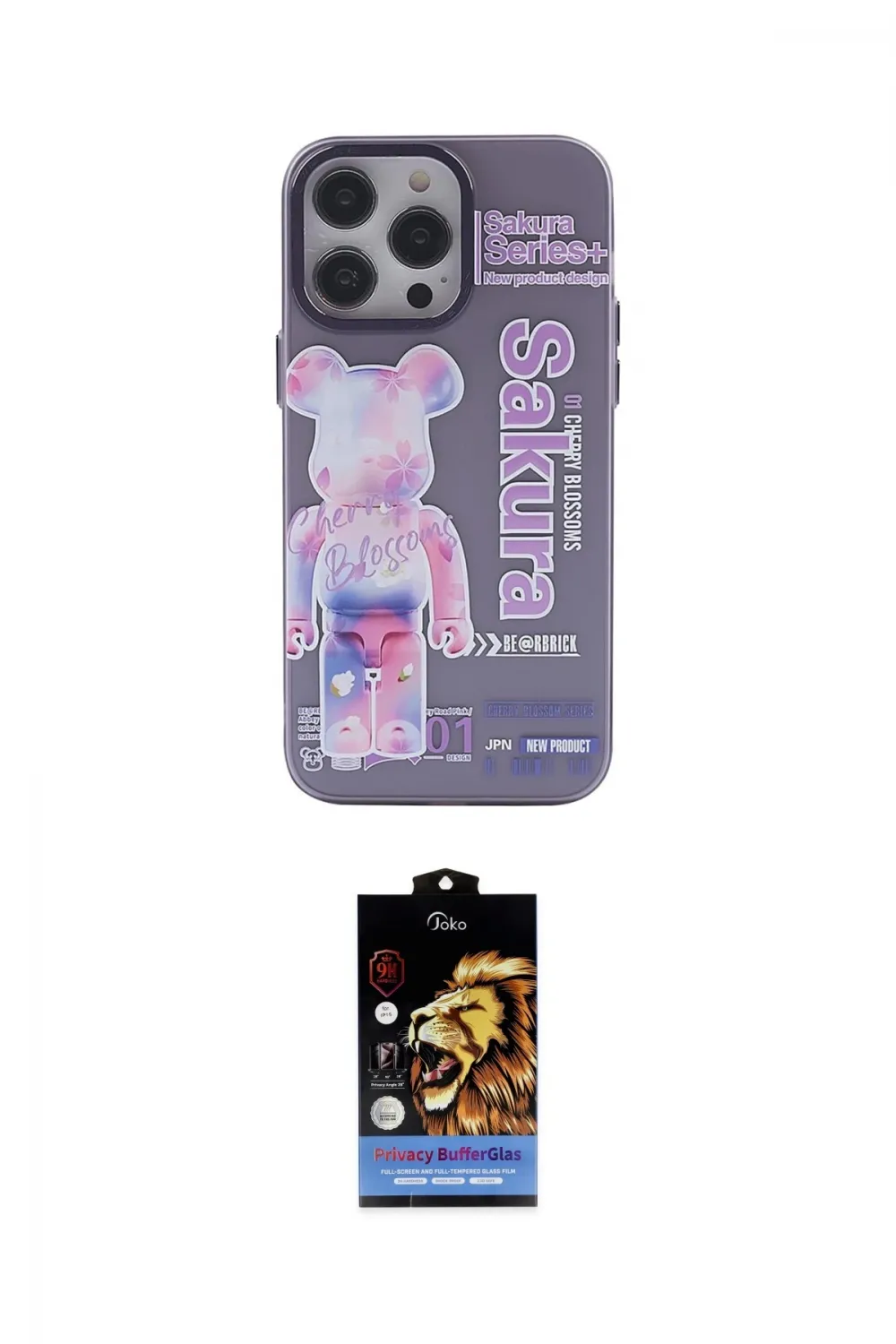 ieg™ iPhone 14 Pro Max Kılıf Zirve Form Özel Seri - Siyah Buffer Hayalet Cam Ekran Koruyucu