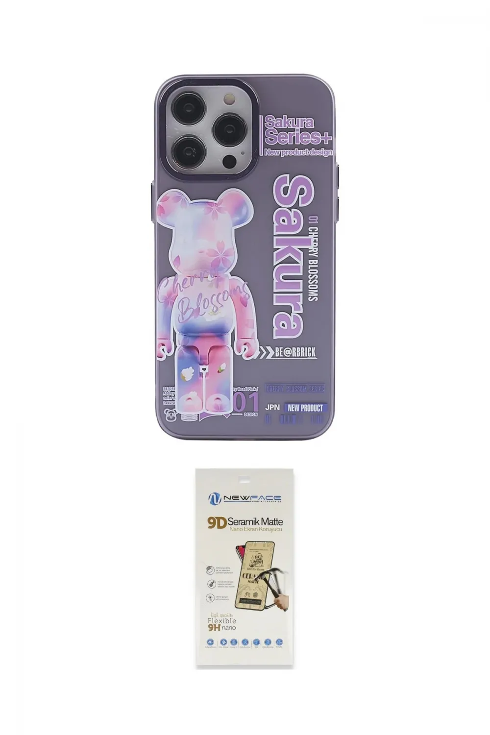 ieg™ iPhone 14 Pro Max Kılıf Zirve Form Özel Seri - Siyah Mat Seramik Nano Ekran Koruyucu