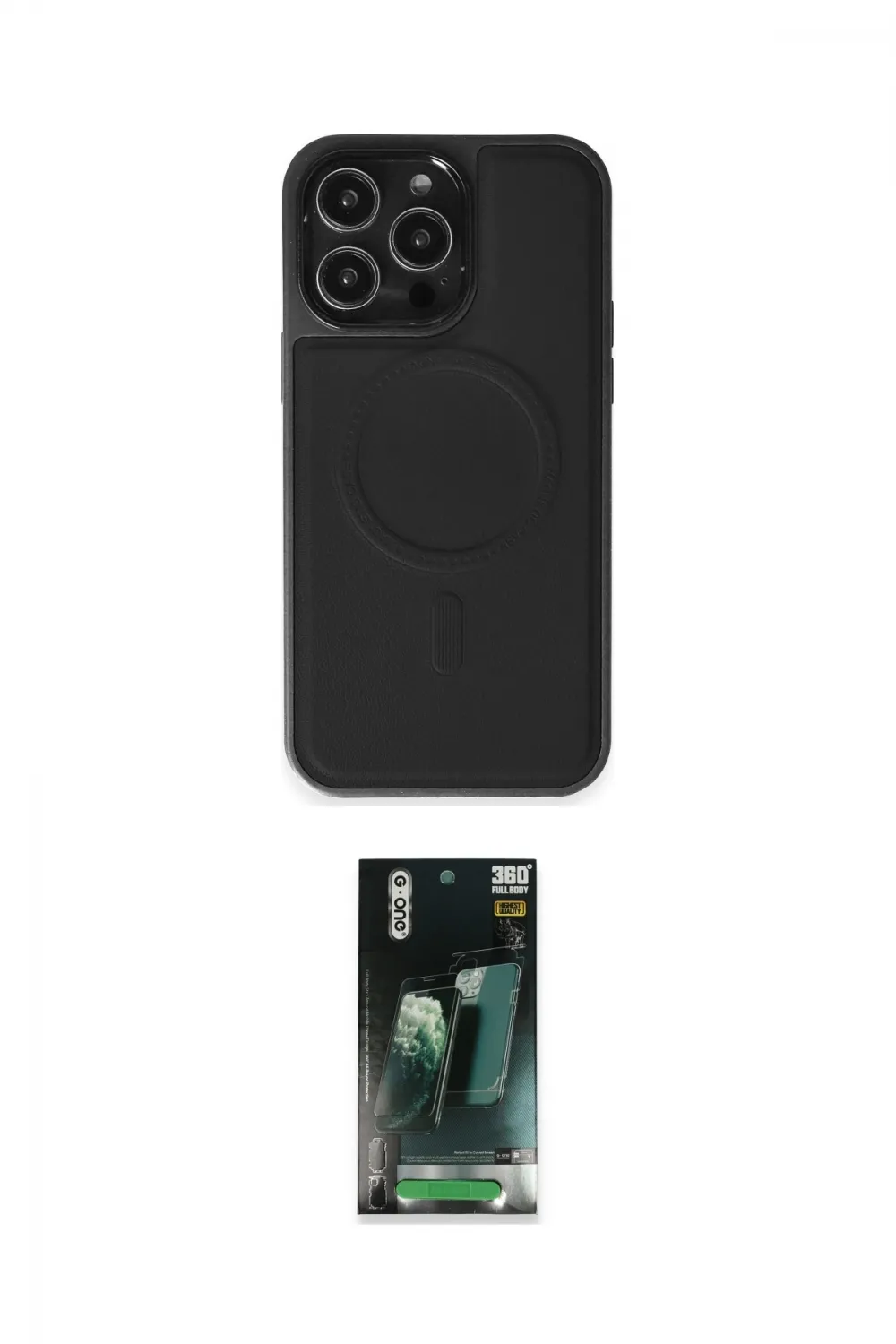 ieg™ iPhone 14 Pro Max Kılıf Zirve Işık Serisi - Şeffaf 360 Full Body Arka Koruyucu