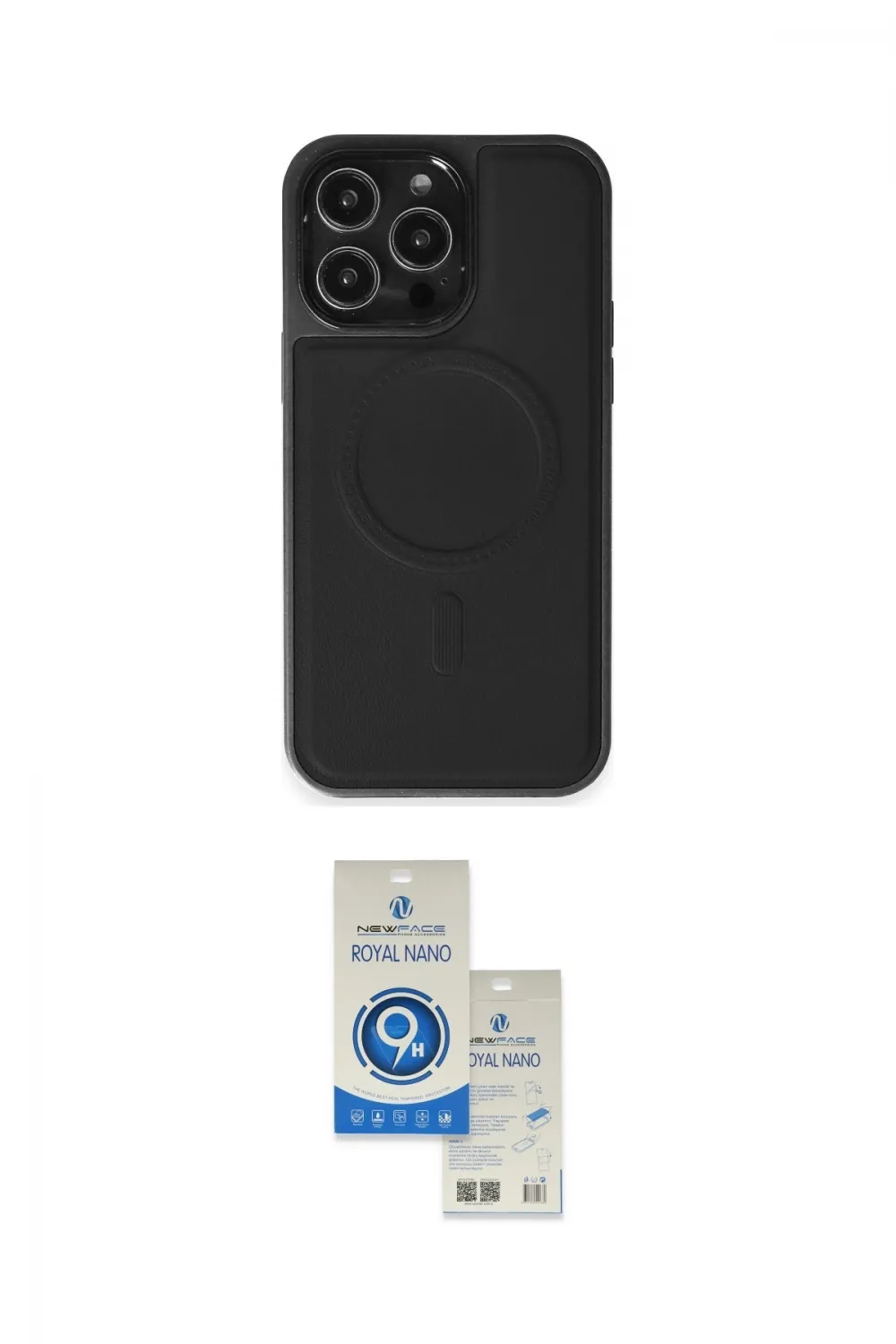 ieg™ iPhone 14 Pro Max Kılıf Zirve Işık Serisi - Şeffaf Royal Nano Ekran Koruyucu