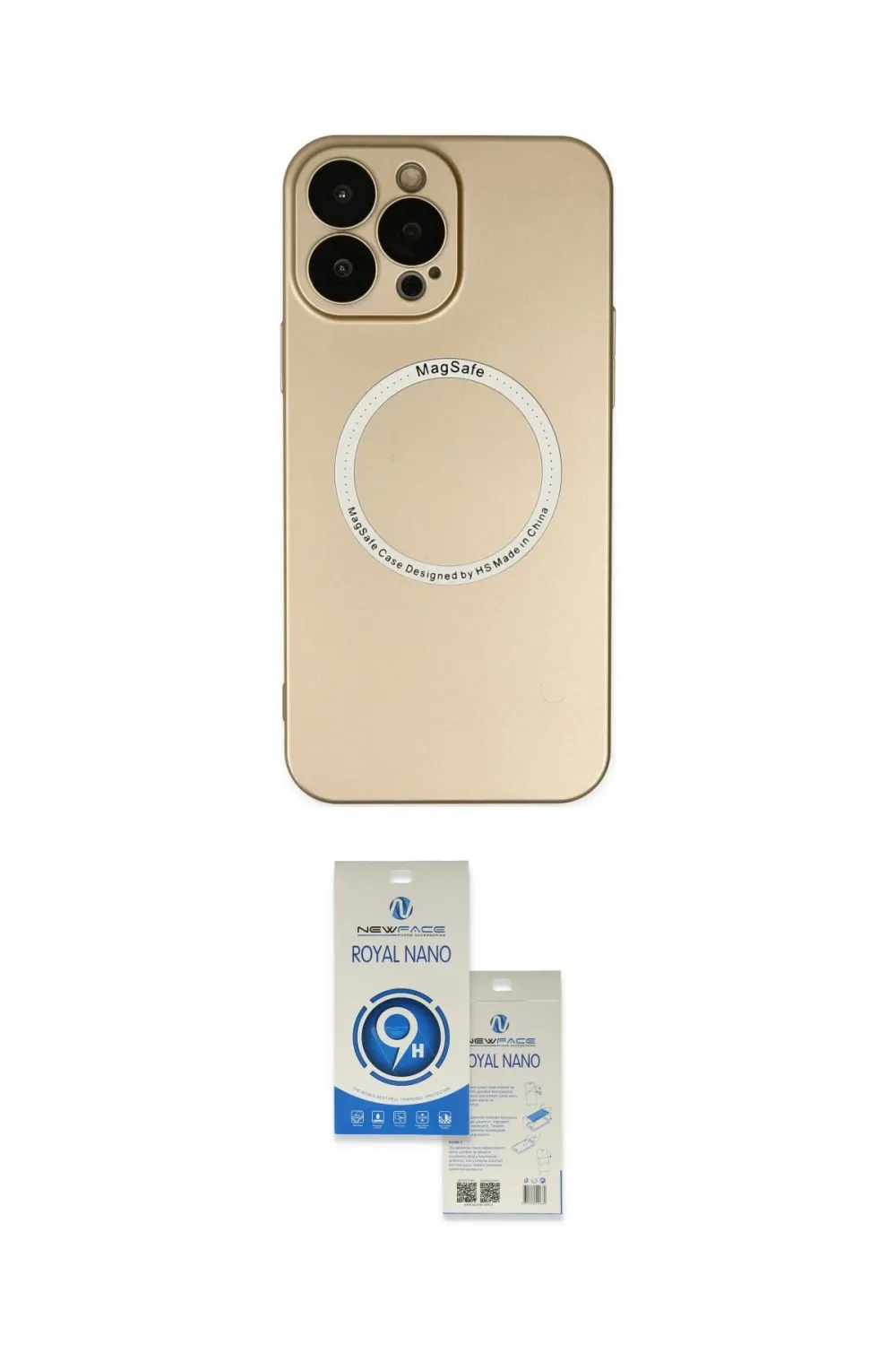 ieg™ iPhone 14 Pro Max Kılıf Zirve Klasik Prime - Şeffaf Royal Nano Ekran Koruyucu