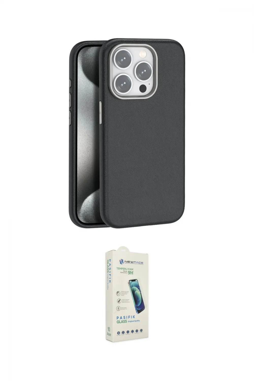 ieg™ iPhone 14 Pro Max Kılıf Zirve Modern Prime - Şeffaf Pasifik Cam Ekran Koruyucu