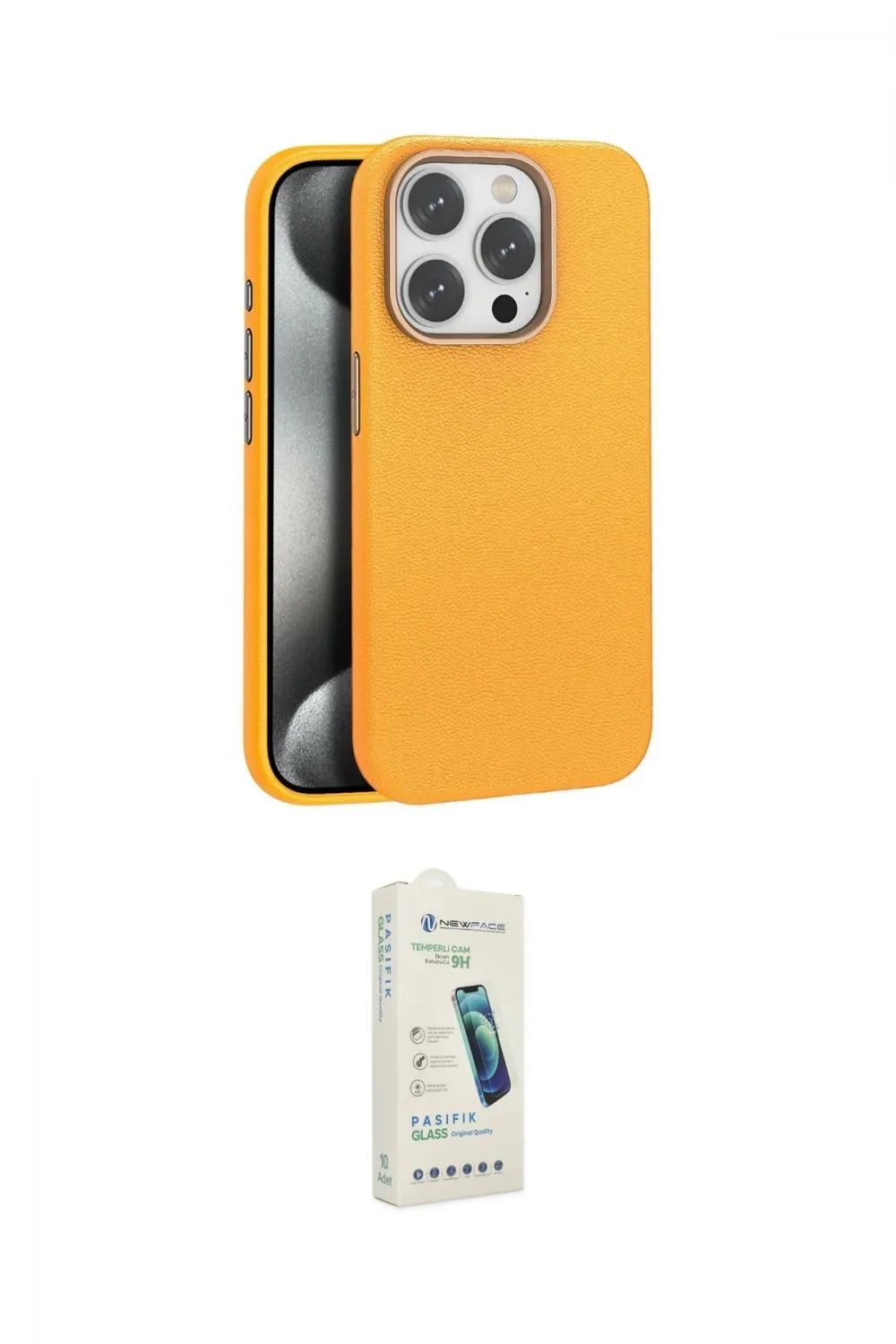 ieg™ iPhone 14 Pro Max Kılıf Zirve Modern Prime - Şeffaf Pasifik Cam Ekran Koruyucu