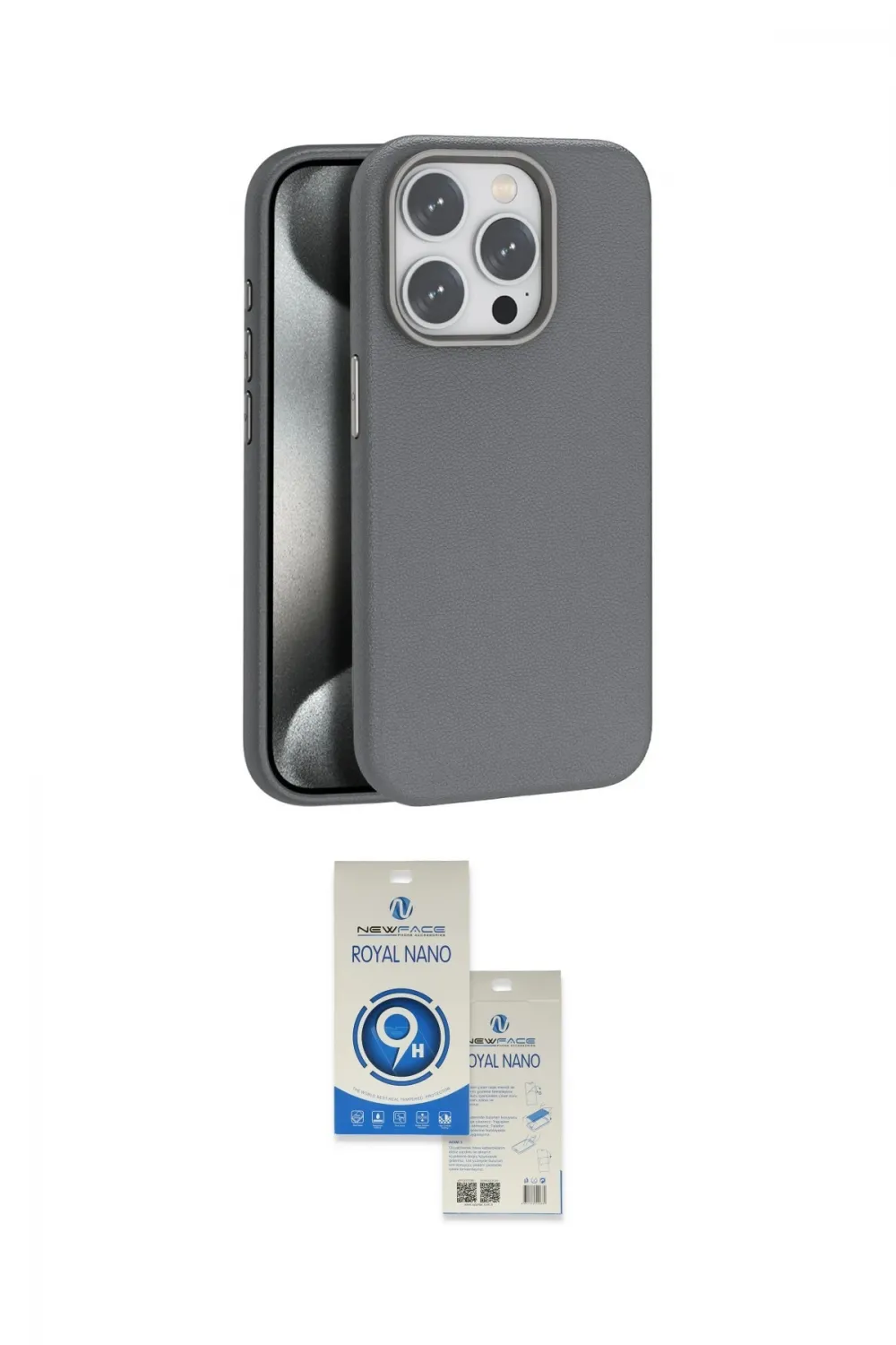 ieg™ iPhone 14 Pro Max Kılıf Zirve Modern Prime - Şeffaf Royal Nano Ekran Koruyucu