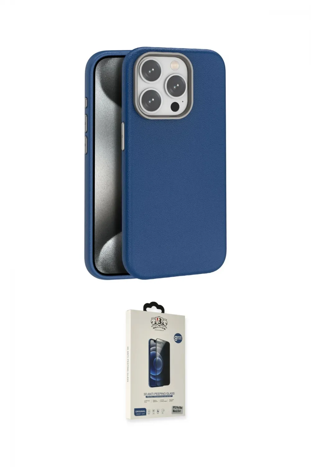 ieg™ iPhone 14 Pro Max Kılıf Zirve Modern Prime - Siyah Bilvis Hayalet Cam Ekran Koruyucu