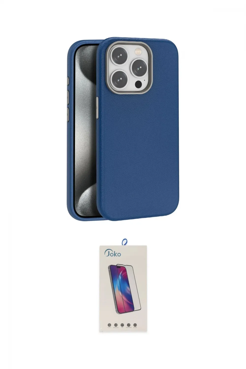ieg™ iPhone 14 Pro Max Kılıf Zirve Modern Prime - Siyah Joko 5D Cam