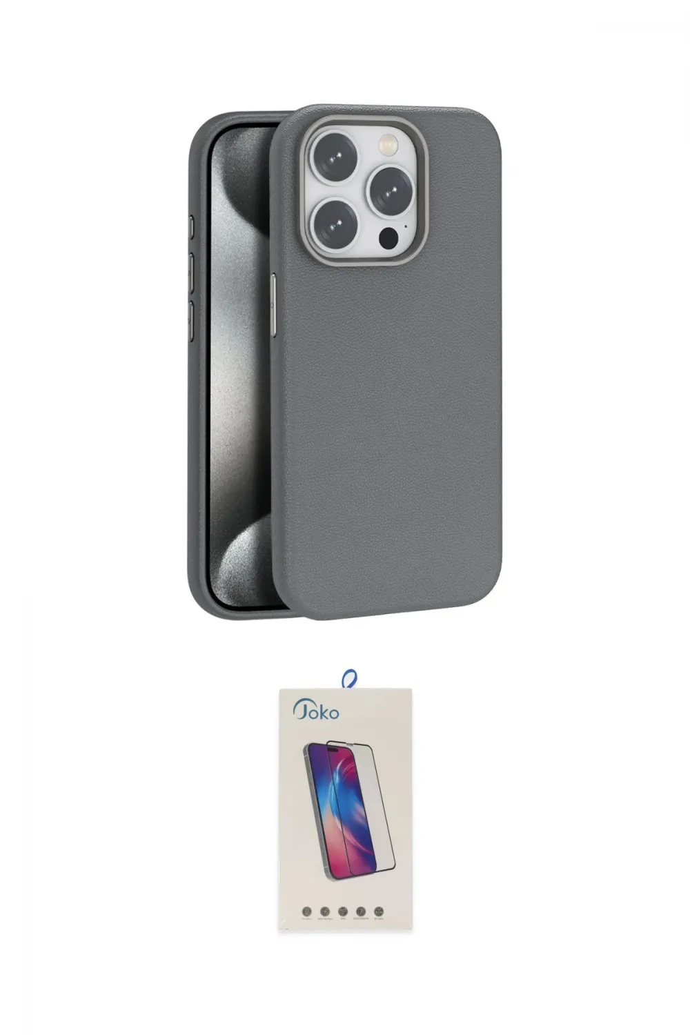 ieg™ iPhone 14 Pro Max Kılıf Zirve Modern Prime - Siyah Joko 5D Cam